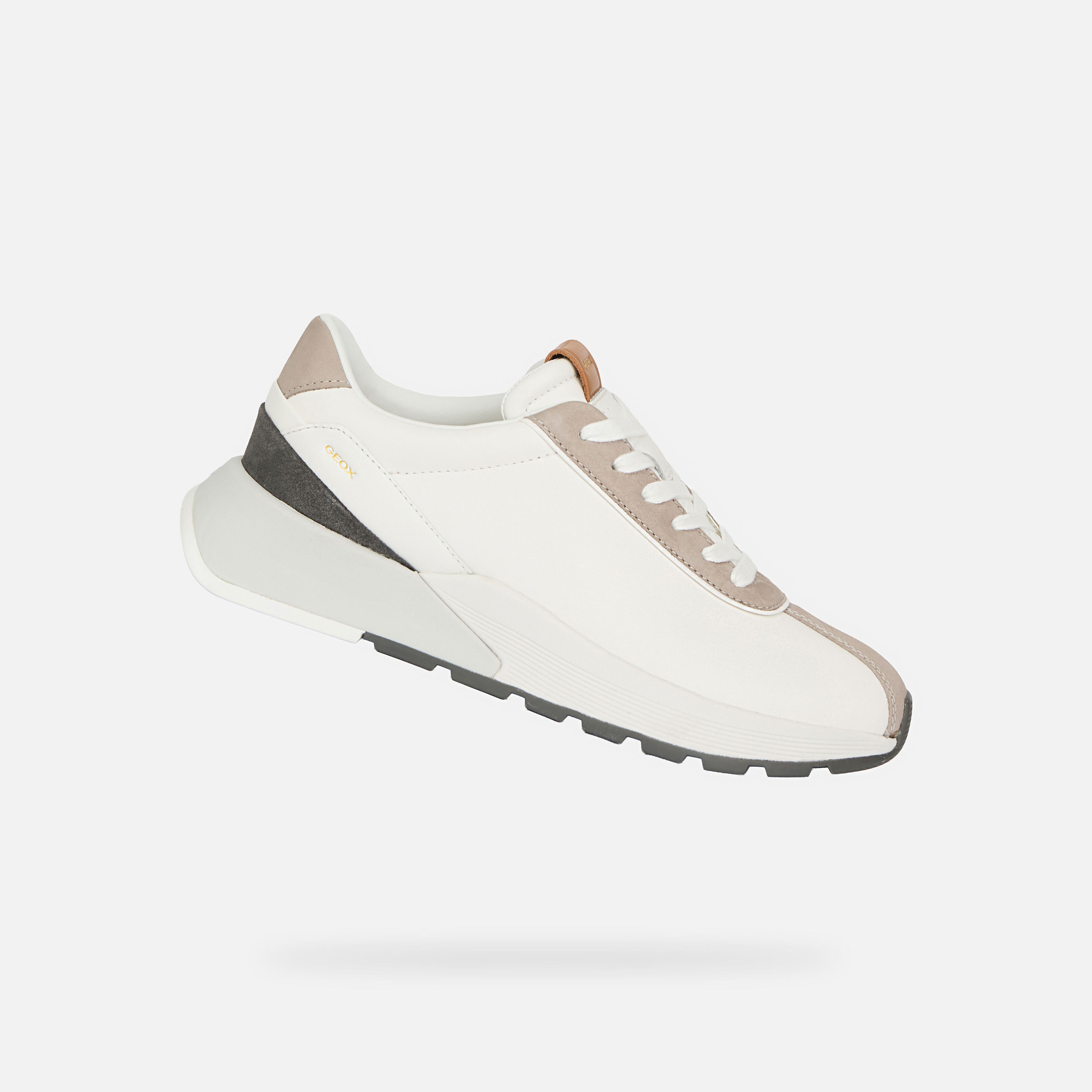 Białe męskie tenisówki Geox Metropoli