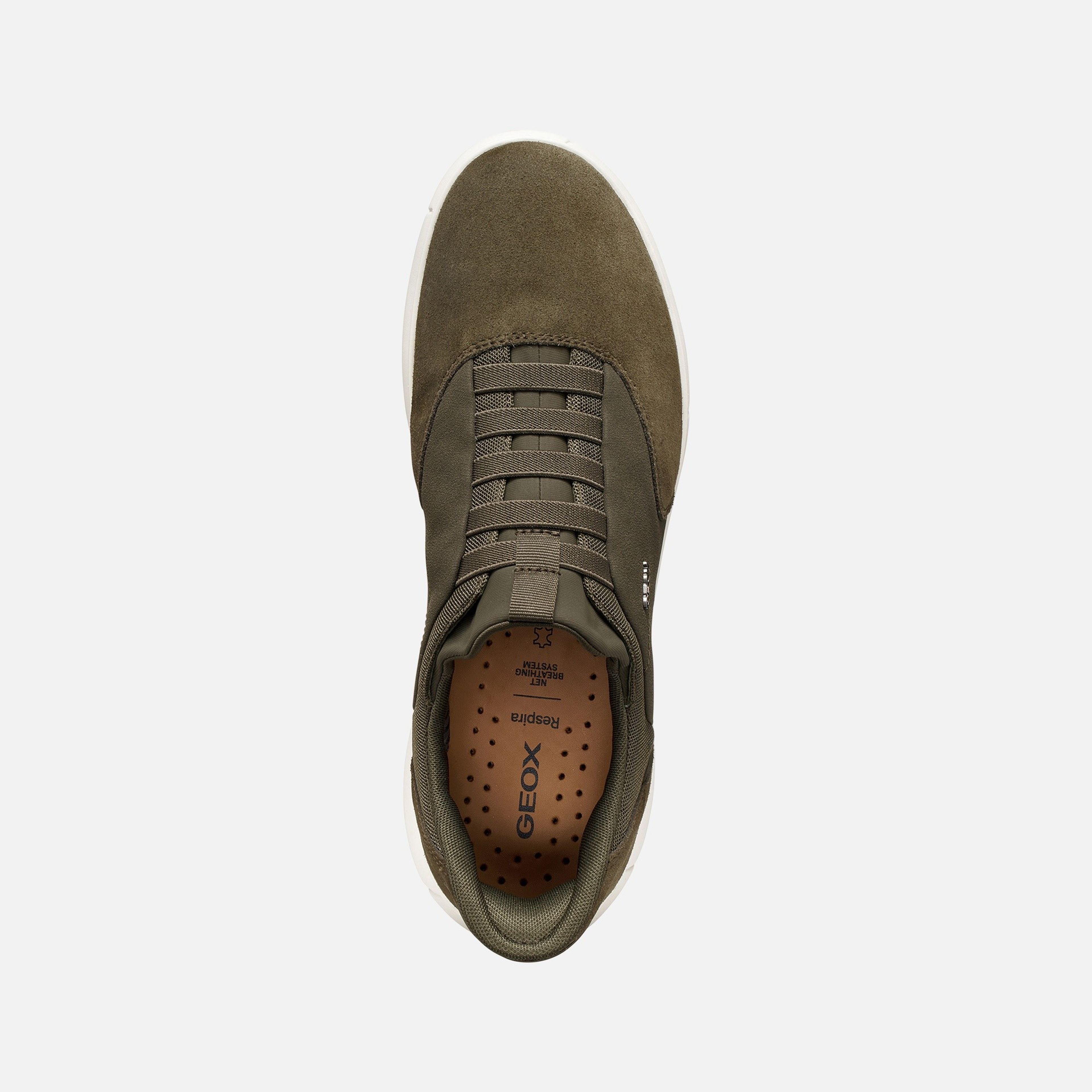 Khaki pánské tenisky Geox Nebula 2.0 Plus Fast in - 006