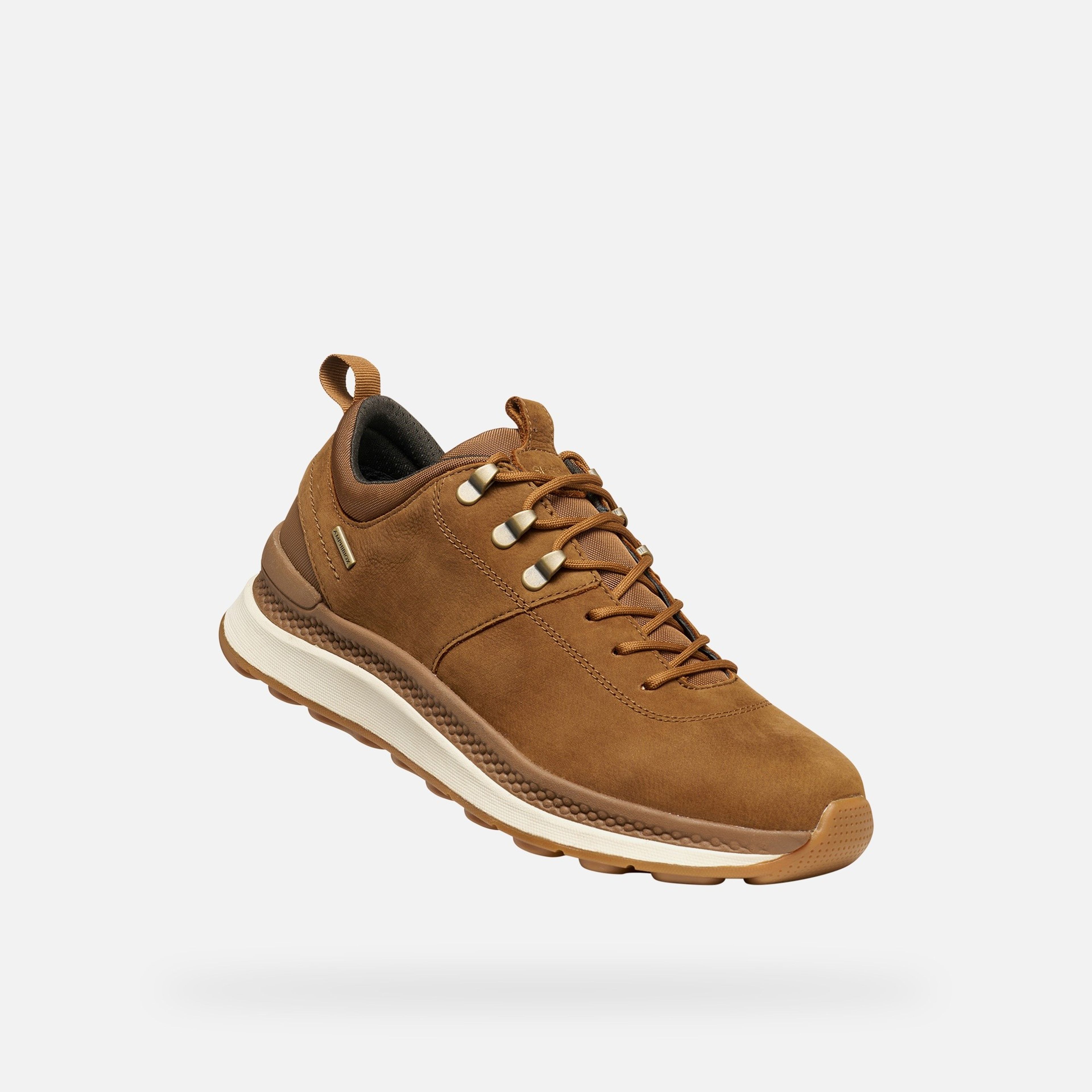 Hnedé pánske tenisky Geox Spherica Actif X2 - 003