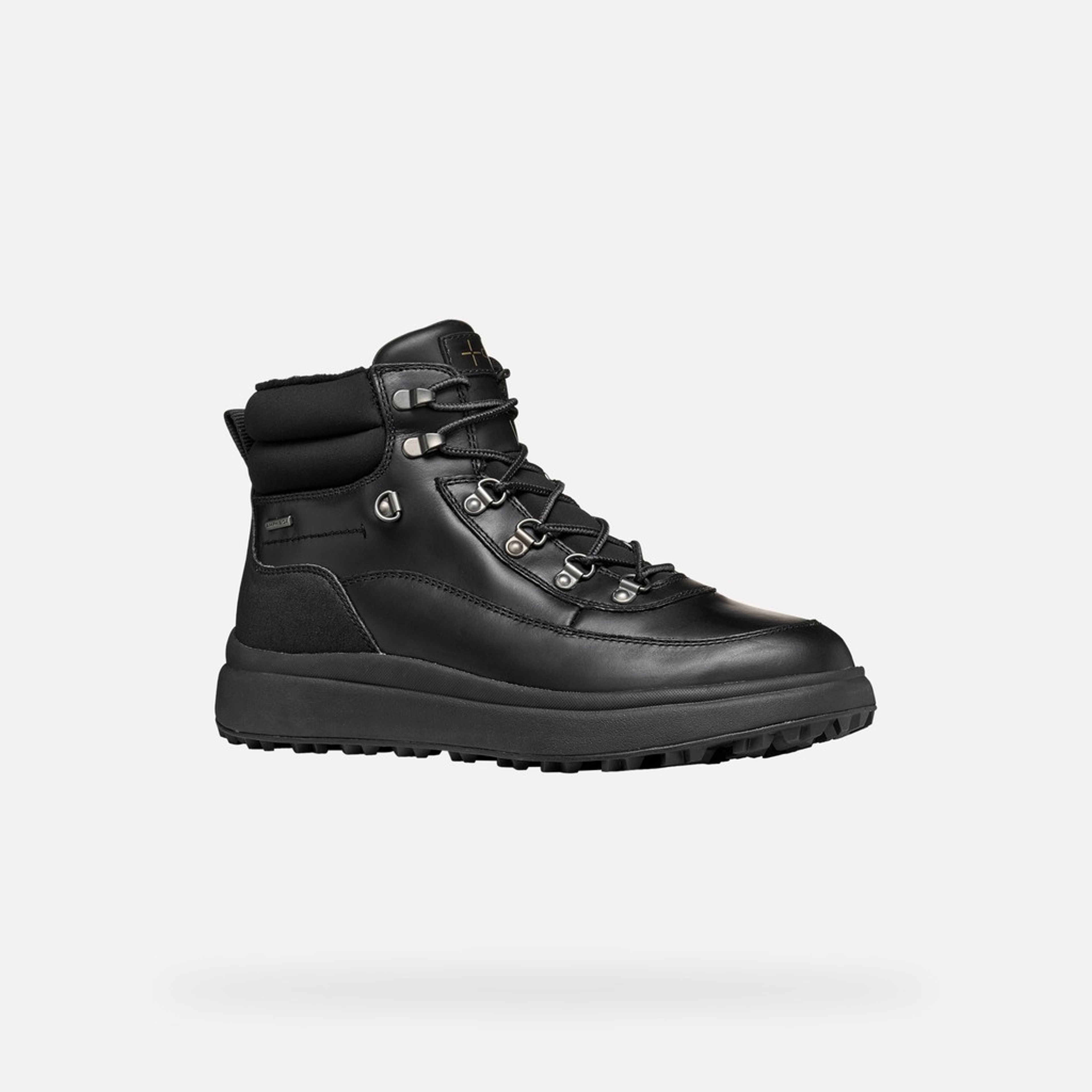 Černá pánská kotníková obuv Geox Granito + Grip B A - 003