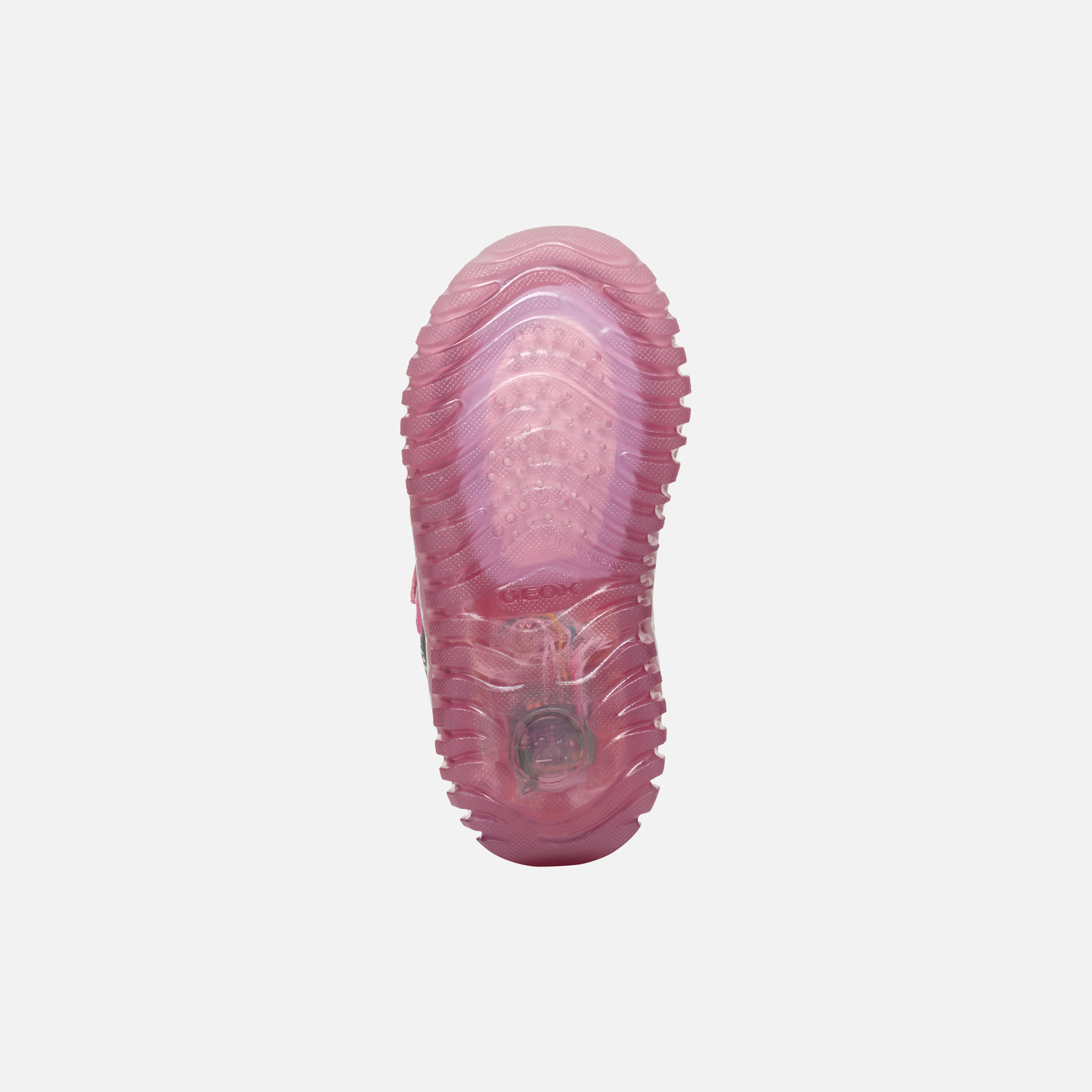 Růžové dívčí tenisky Geox Lightyloo - 007