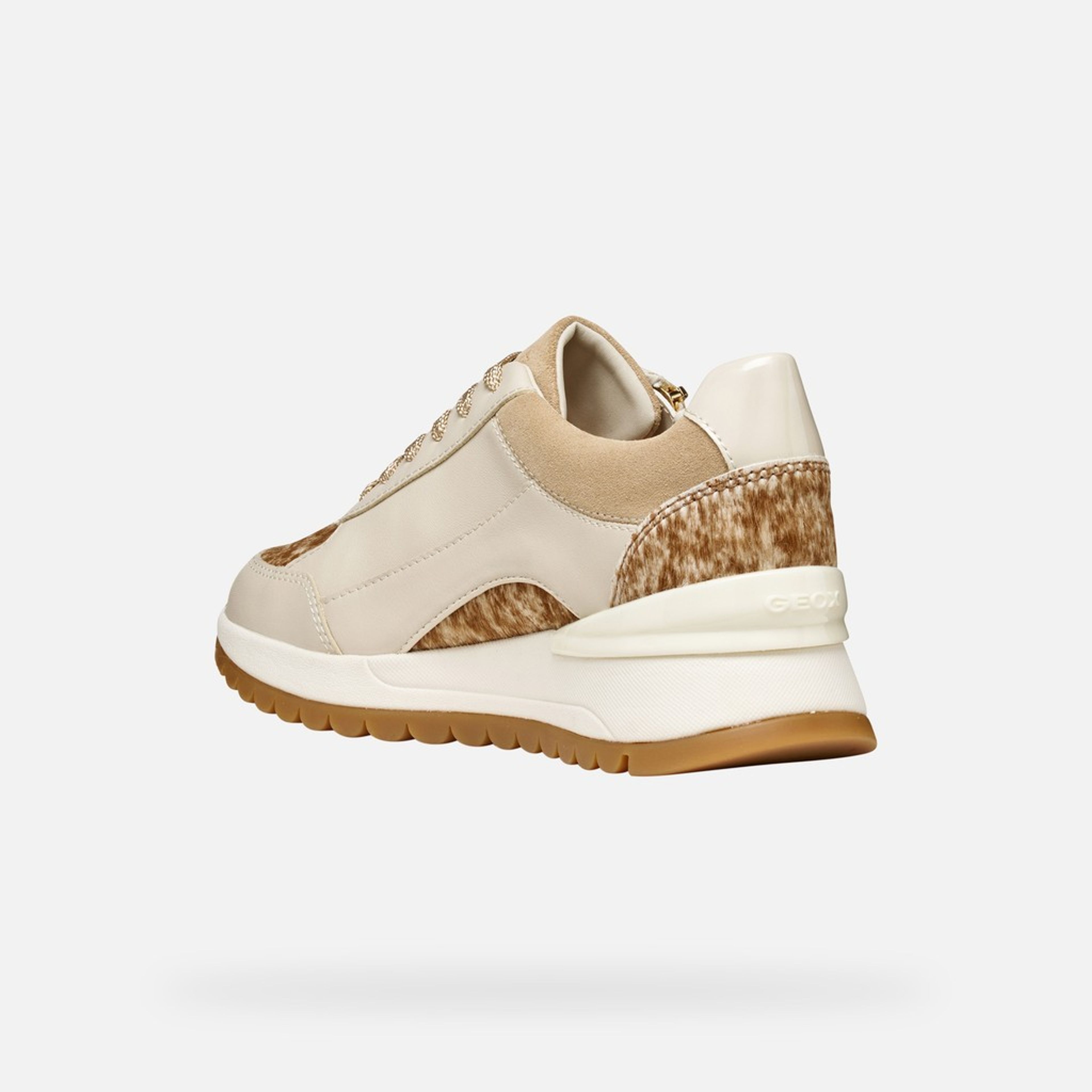 Sneakers crem pentru femei Geox Desya - 004