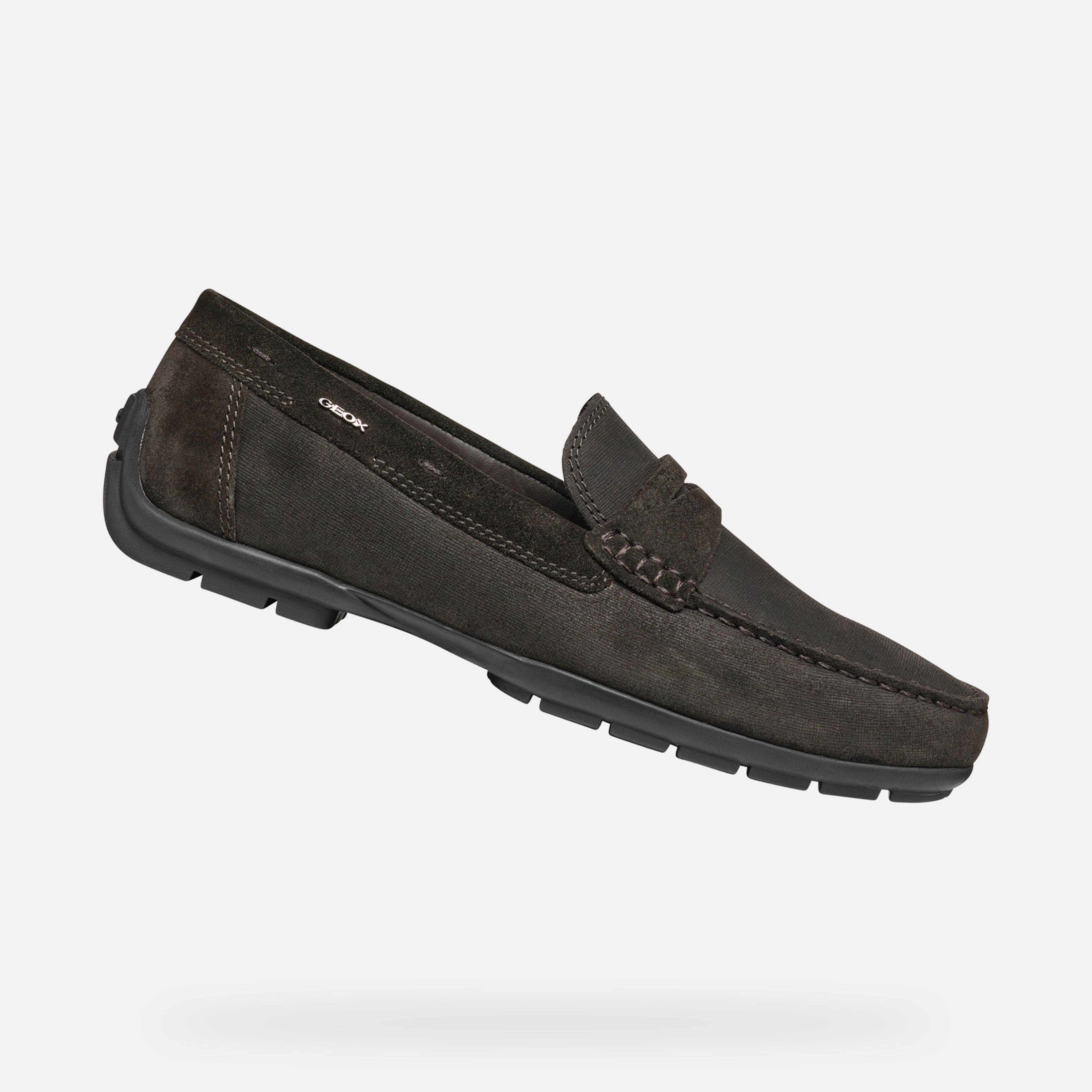 Hnedé pánske mokasíny Geox Moner 2Fit