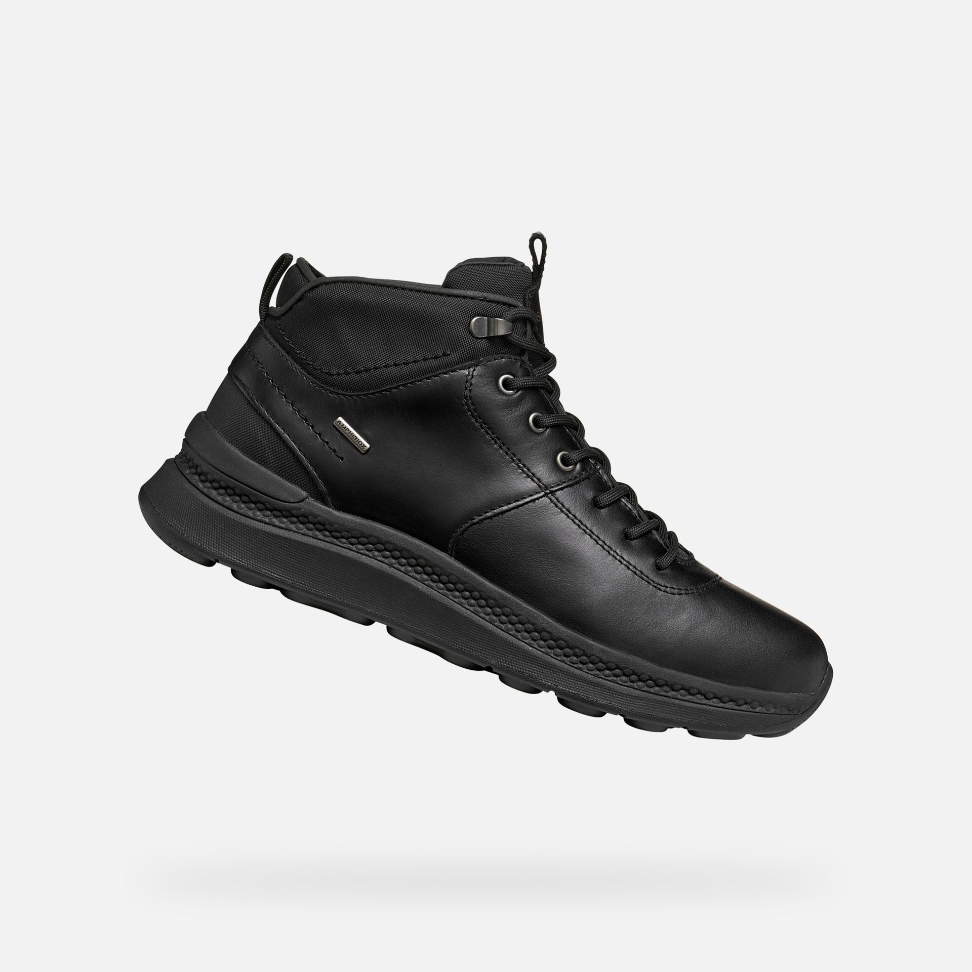 Czarne męskie buty za kostkę Geox Spherica Actif X2 - 001
