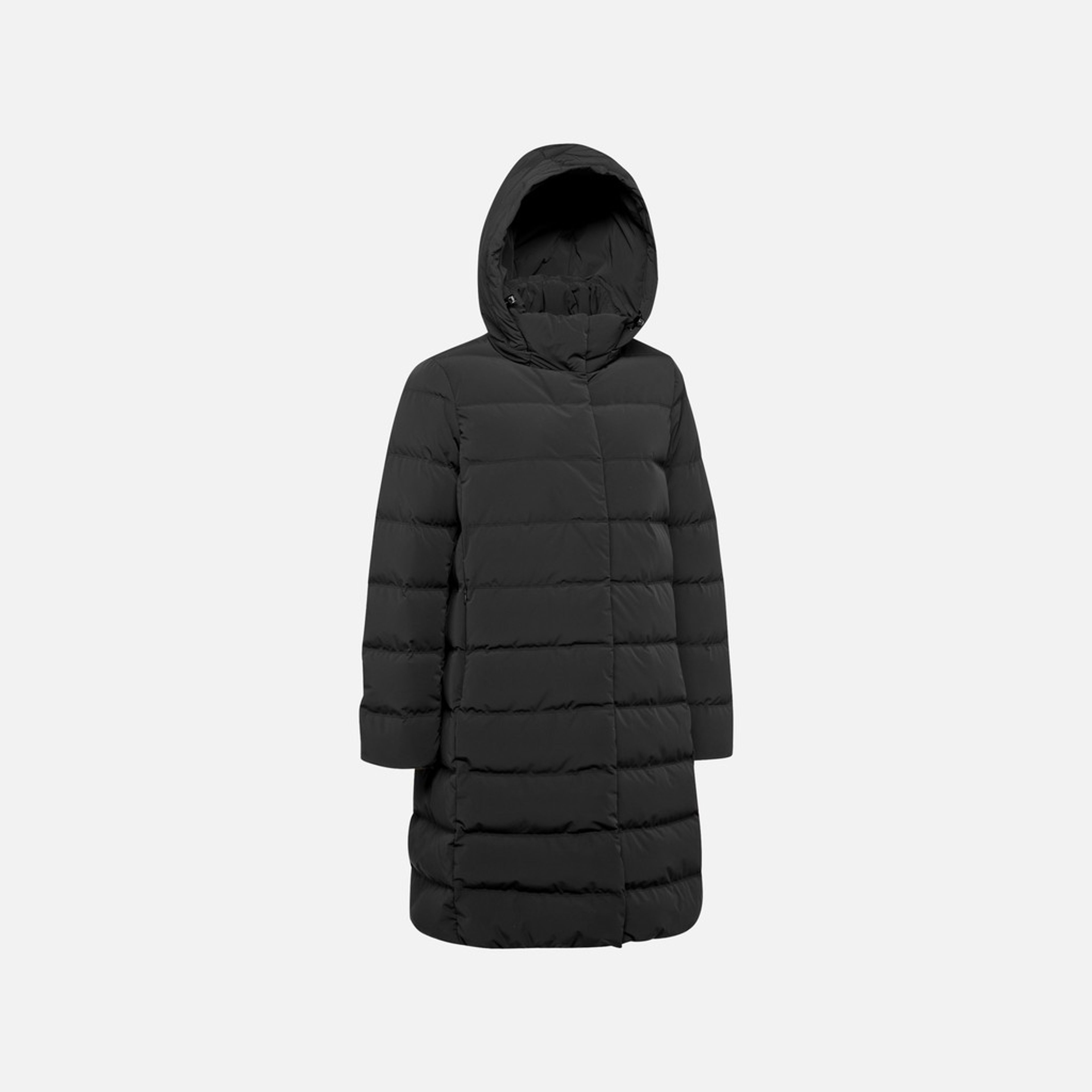Черно дамско пухено яке Geox Spherica - 002