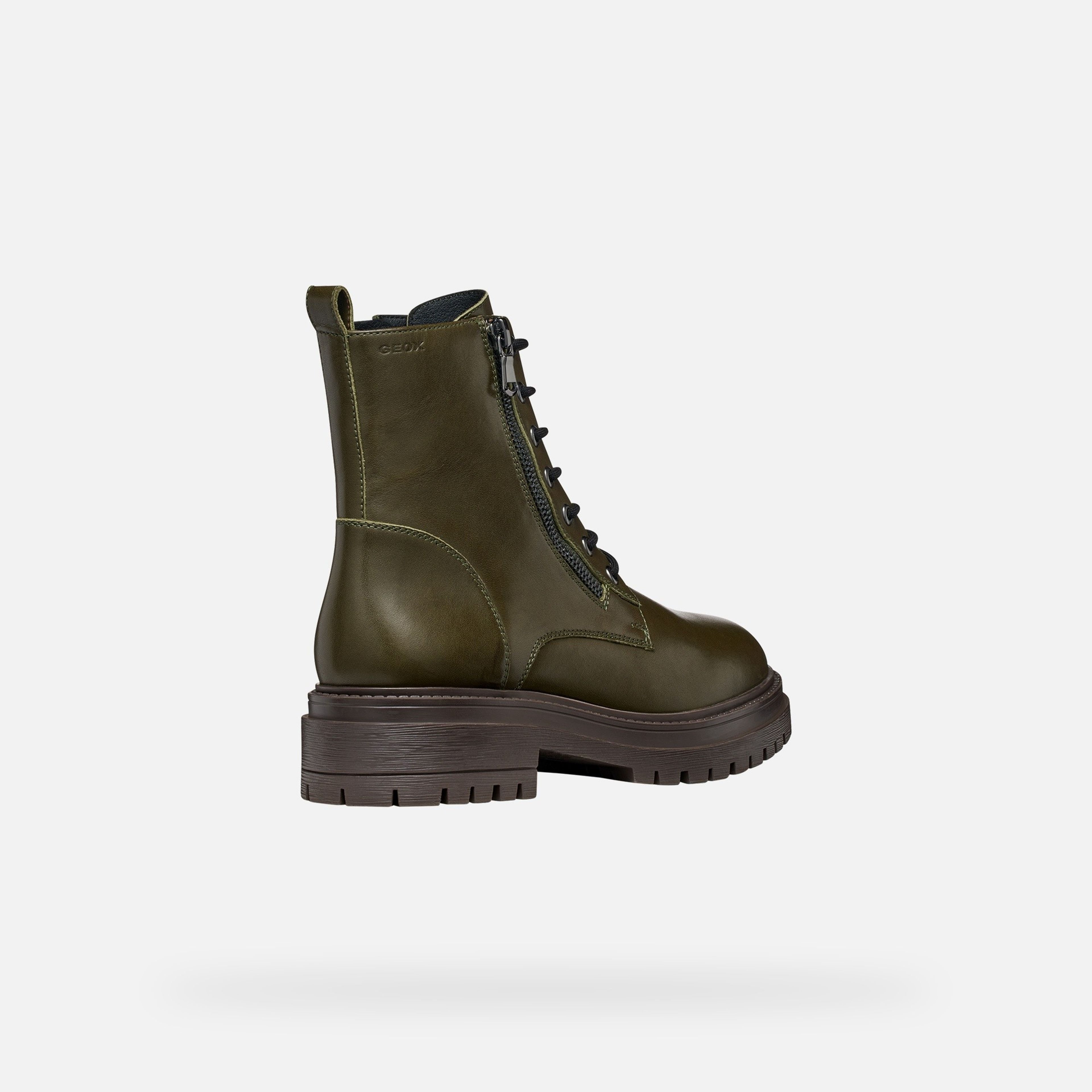 Khaki dámska členková obuv Geox Iridea - 006