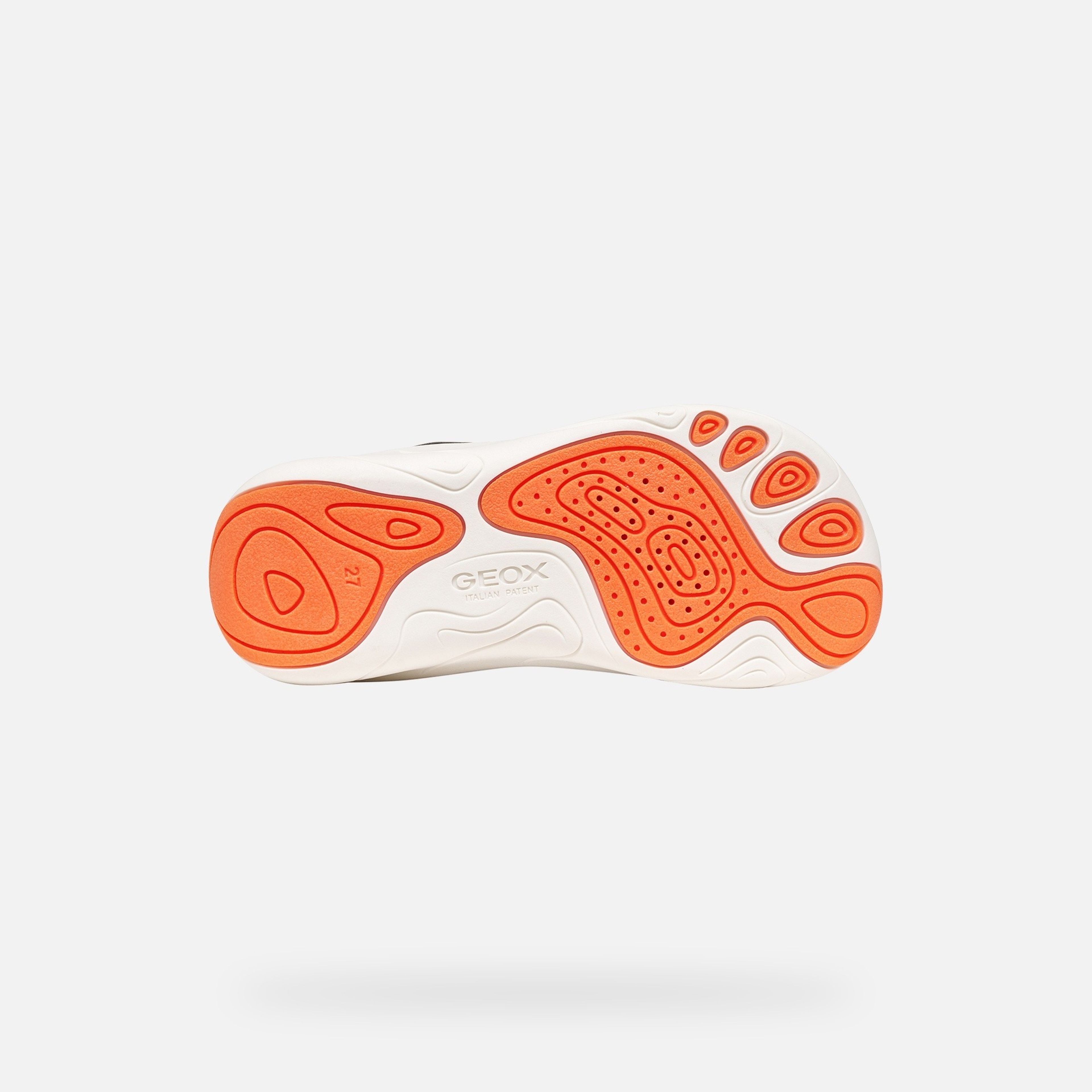Ciemnogranatowe chłopięce sneakersy barefoot Geox Foot-run - 007