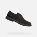 Ciemnobrązowe męskie buty wizytowe Geox Ottavio-Ciemna brązowa - 001