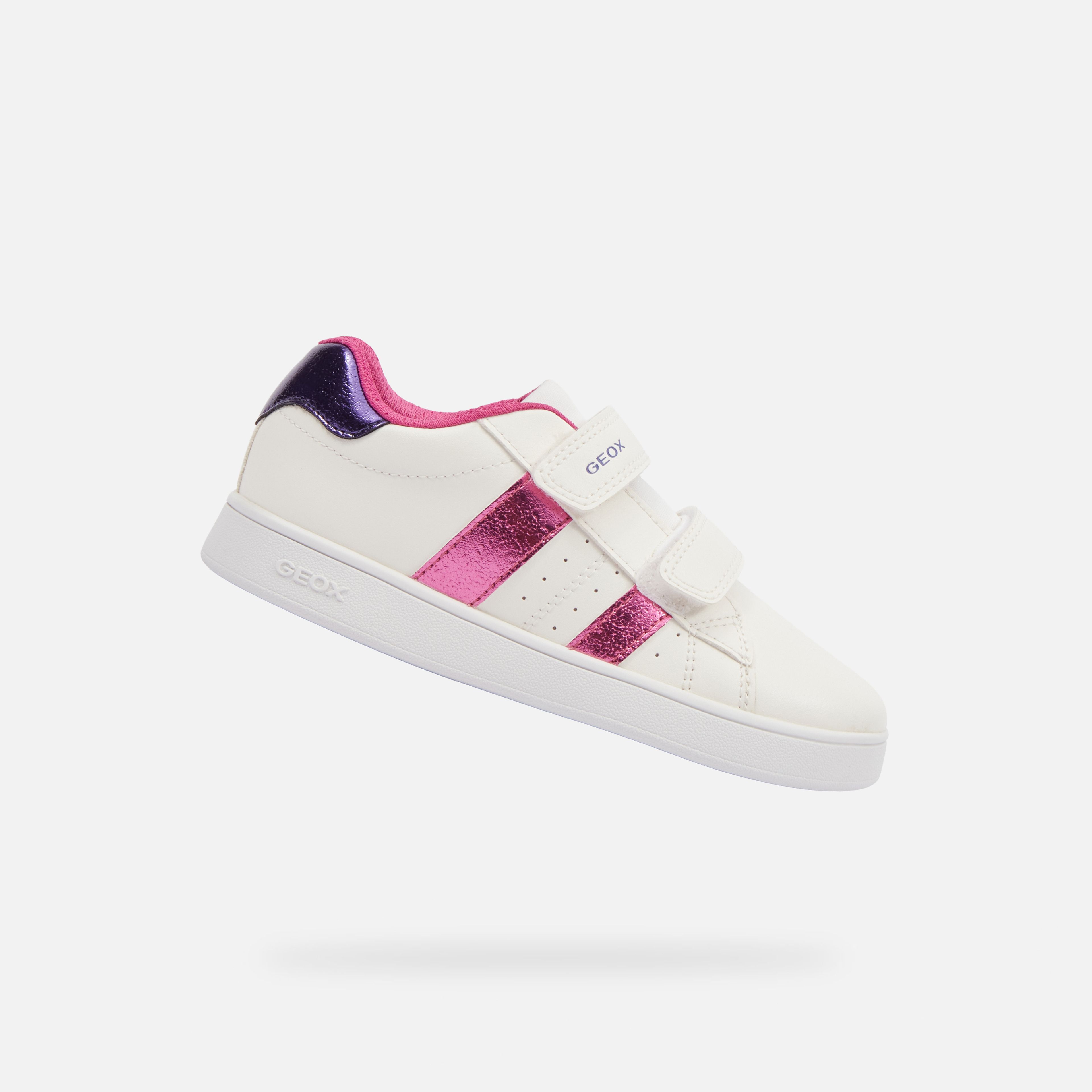 Bílé dívčí tenisky Geox Eclyper Girl