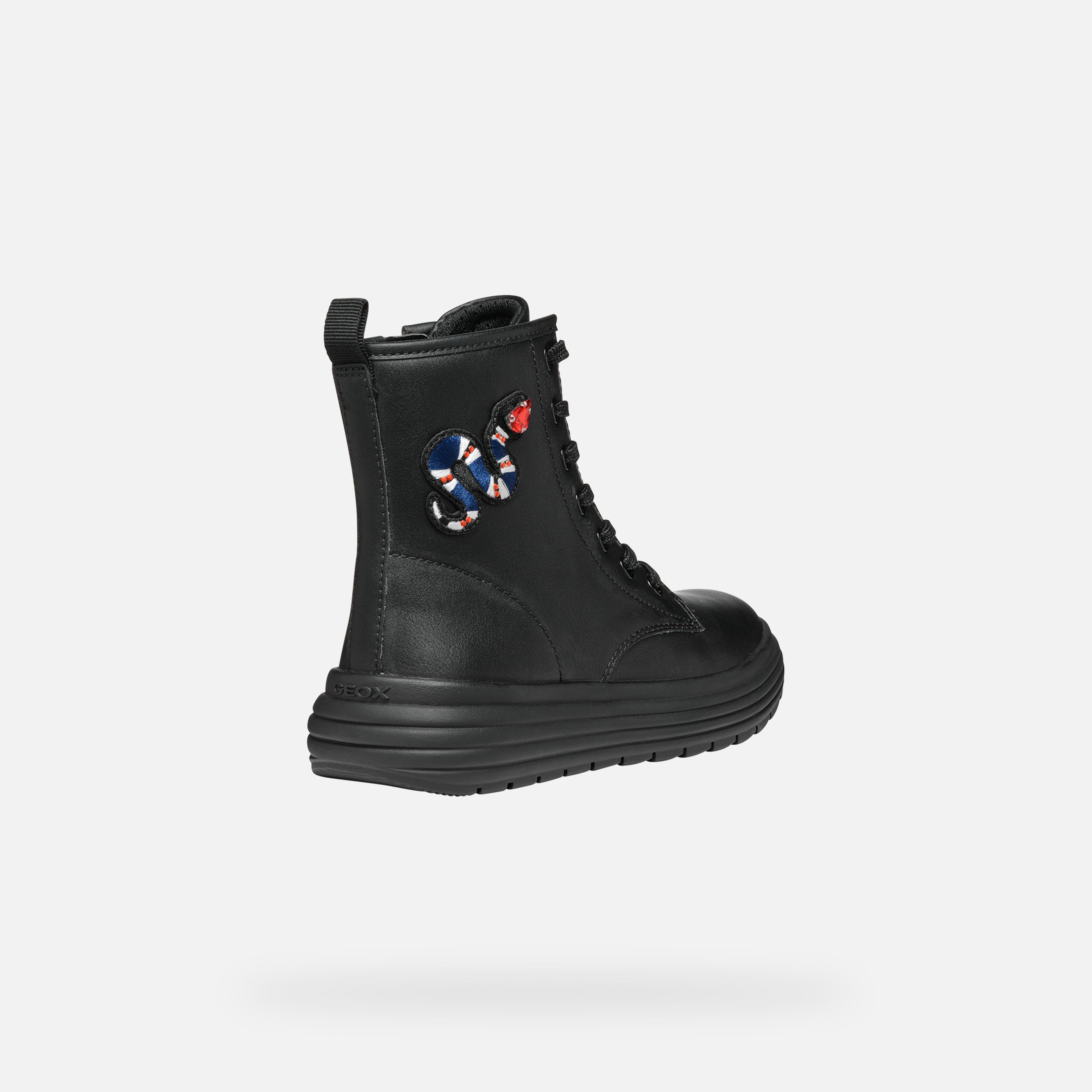 Černá dívčí kotníková obuv Geox Phaolae - 005
