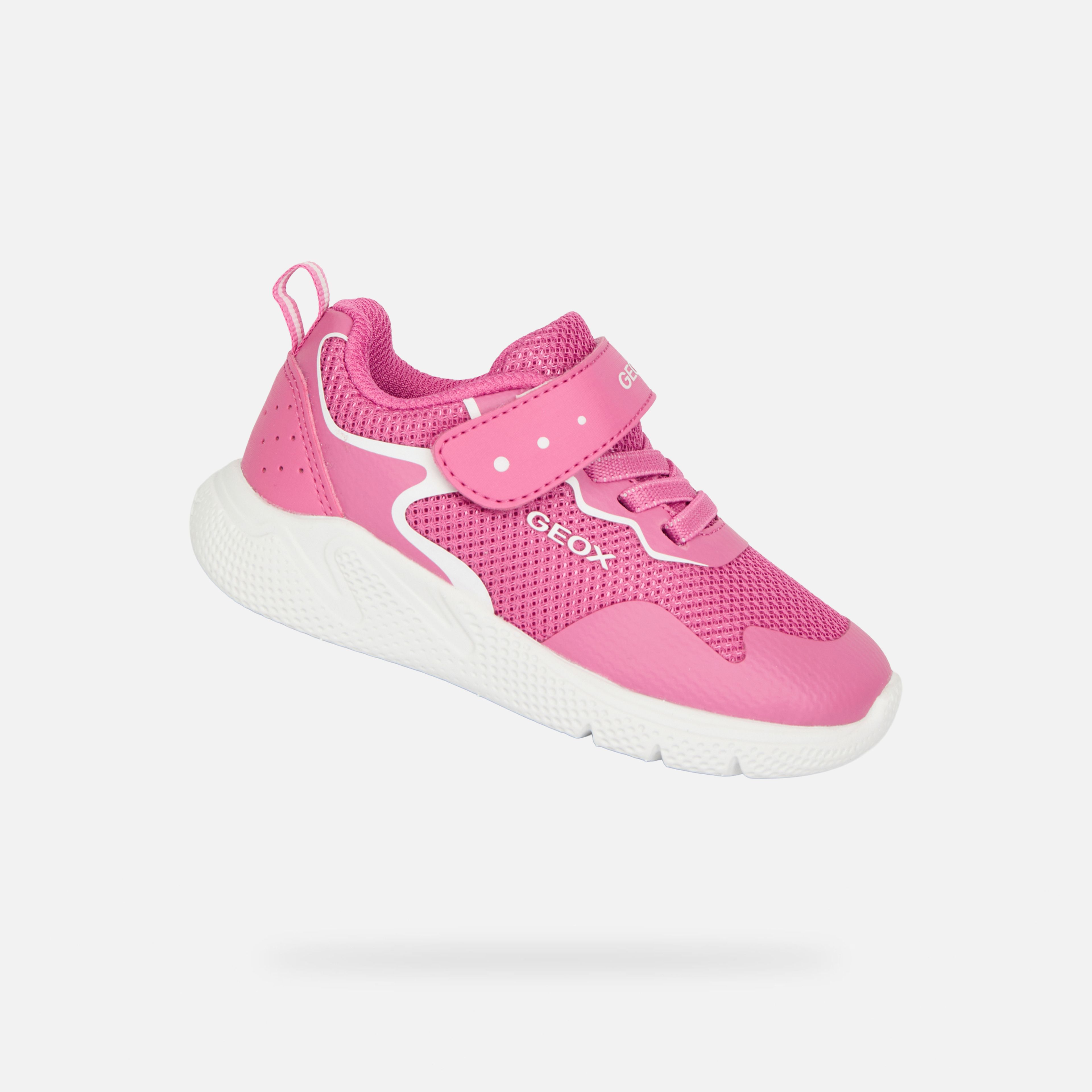 Ružové dievčenské tenisky Geox Sprintye