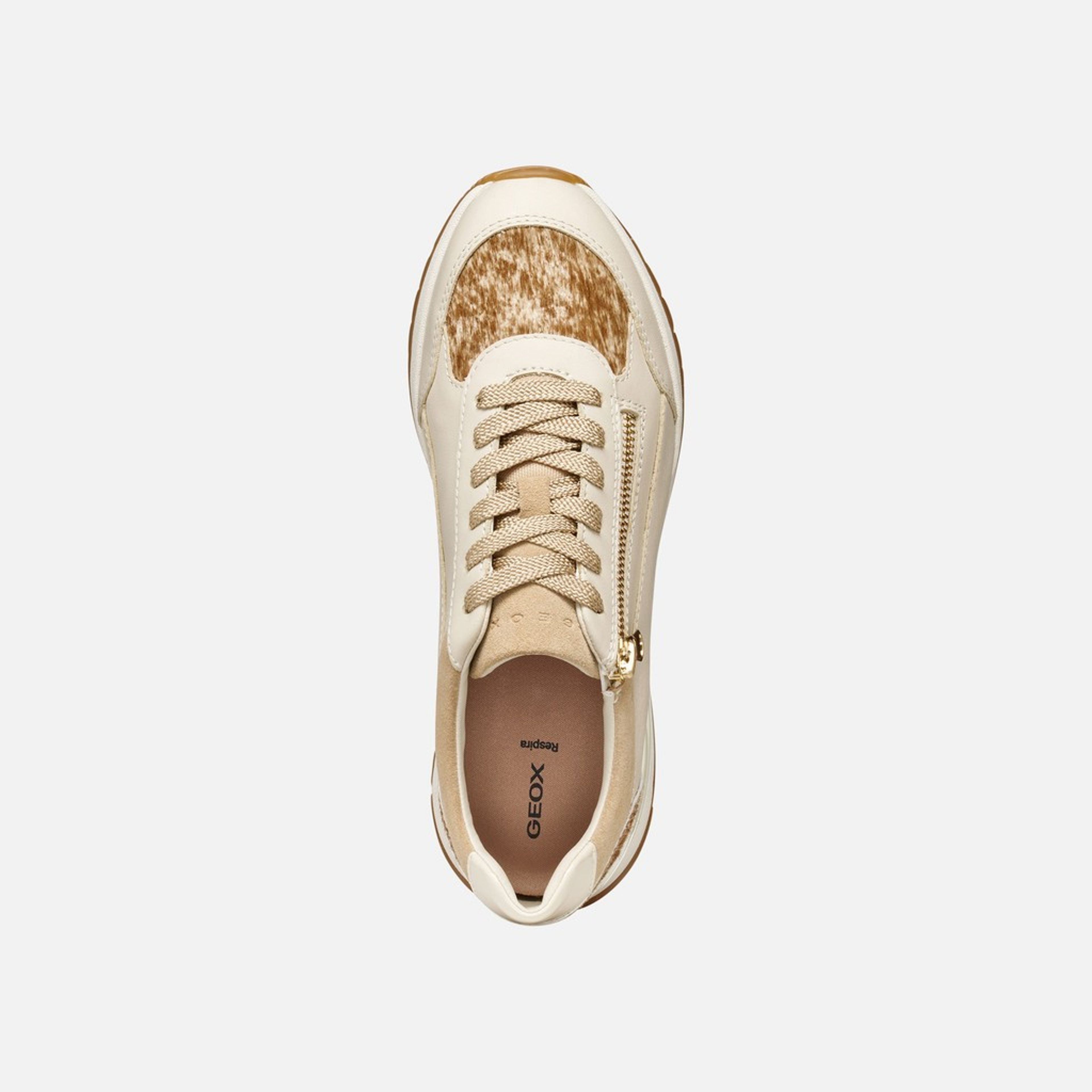 Sneakers crem pentru femei Geox Desya - 006