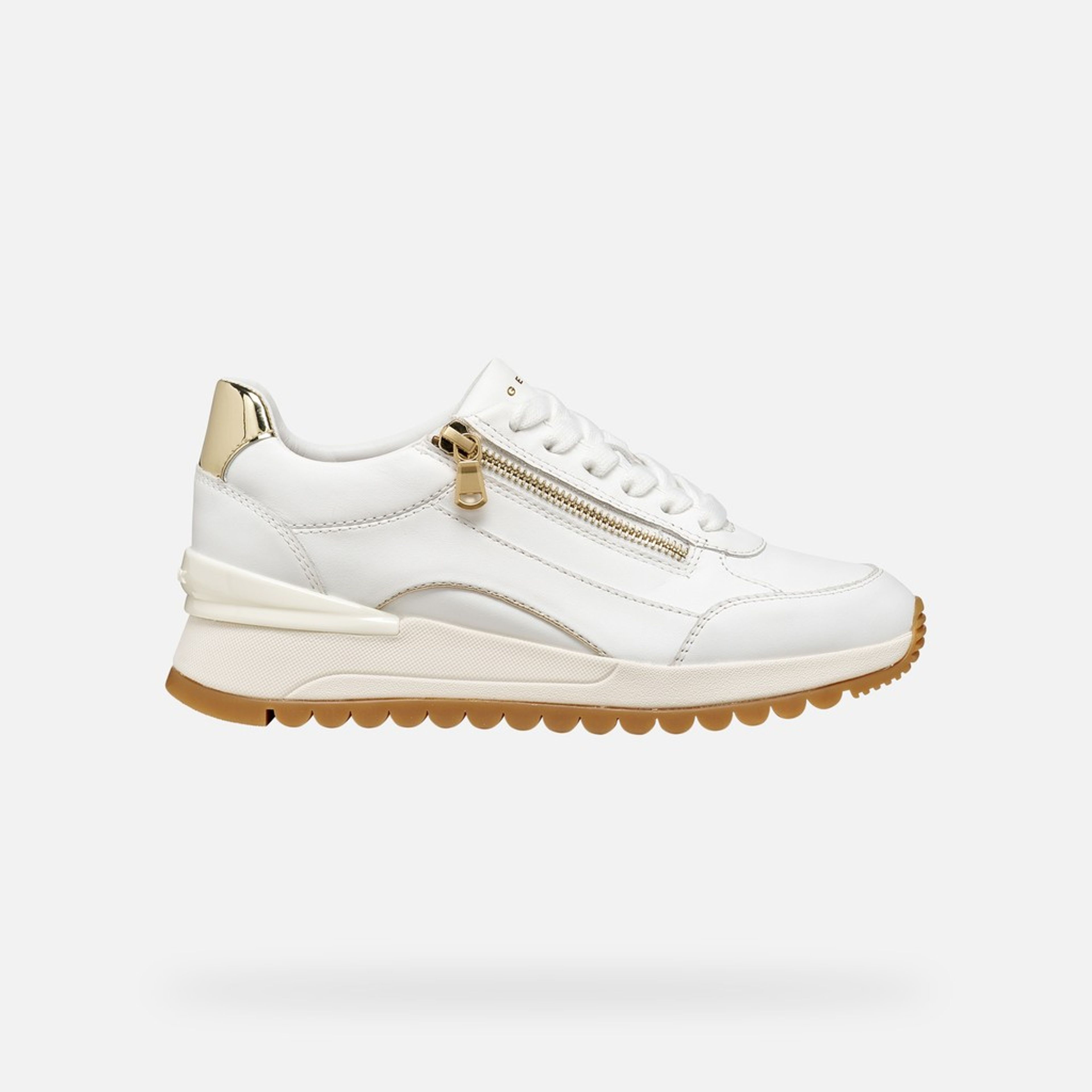 Sneakers albi pentru femei Geox Desya - 002