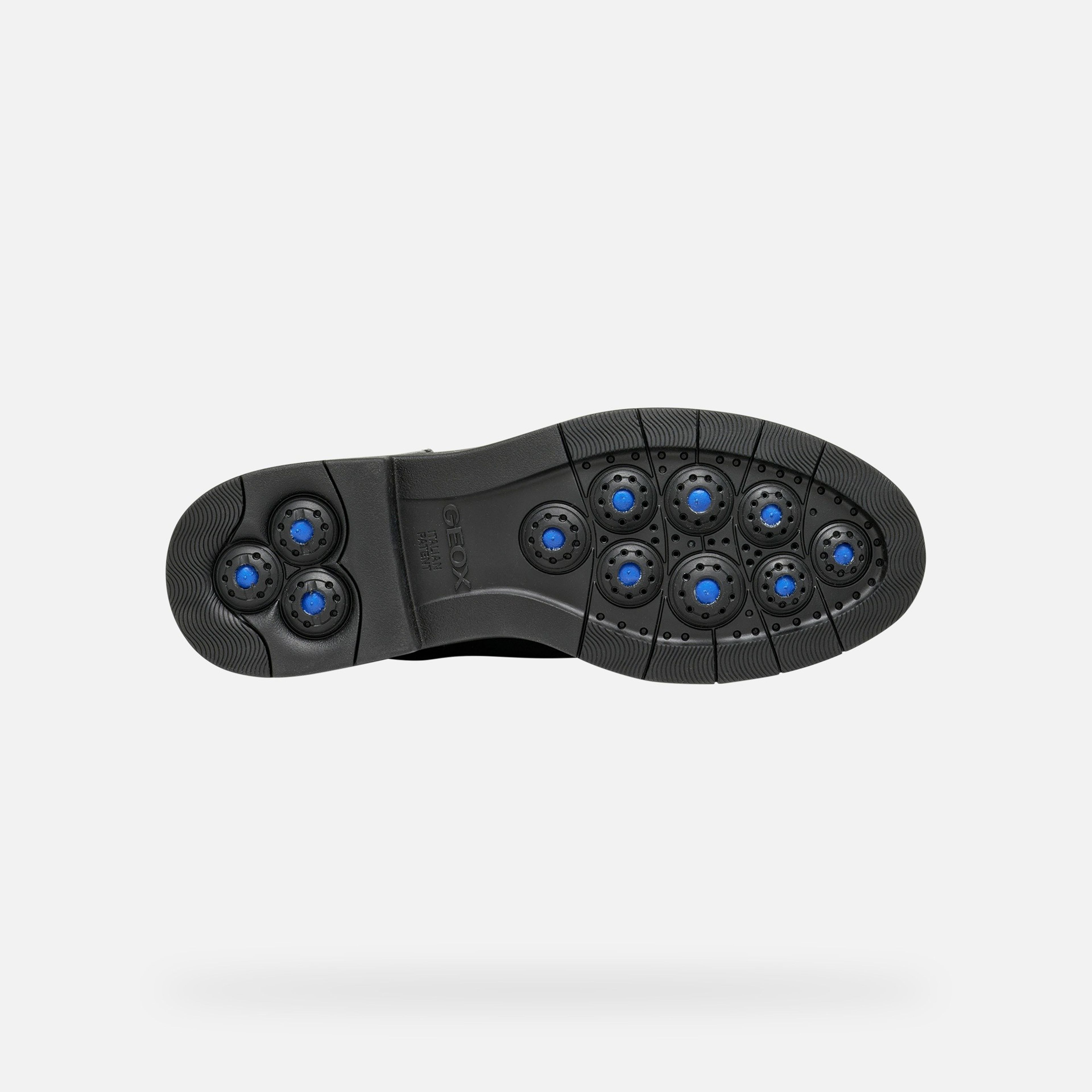 Čierna dámska členková obuv Geox Spherica Ec1 - 007