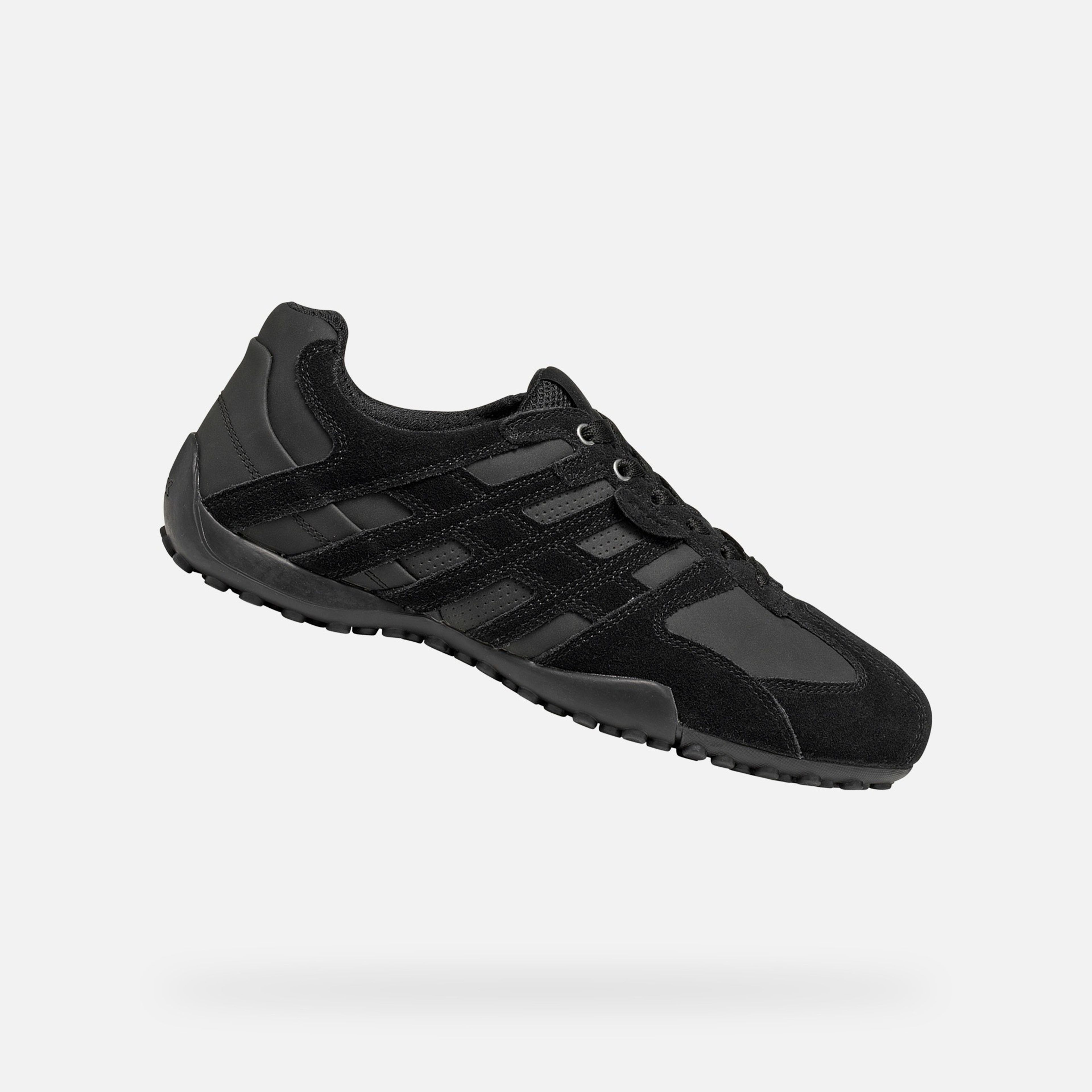 Čierne pánske tenisky Geox Snake - 001