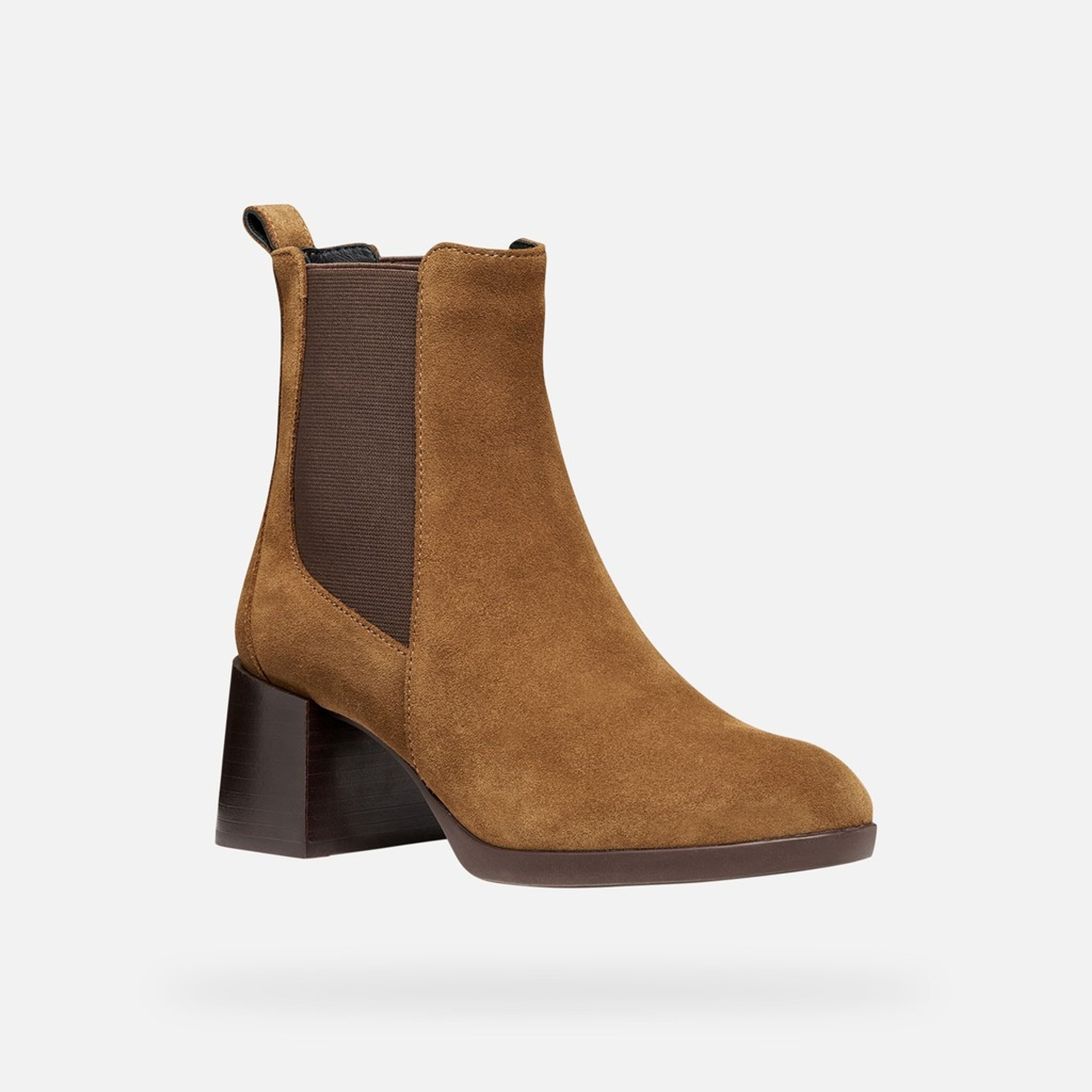 Hnědá dámská kotníková obuv Geox Walk Pleasure 55T - 003