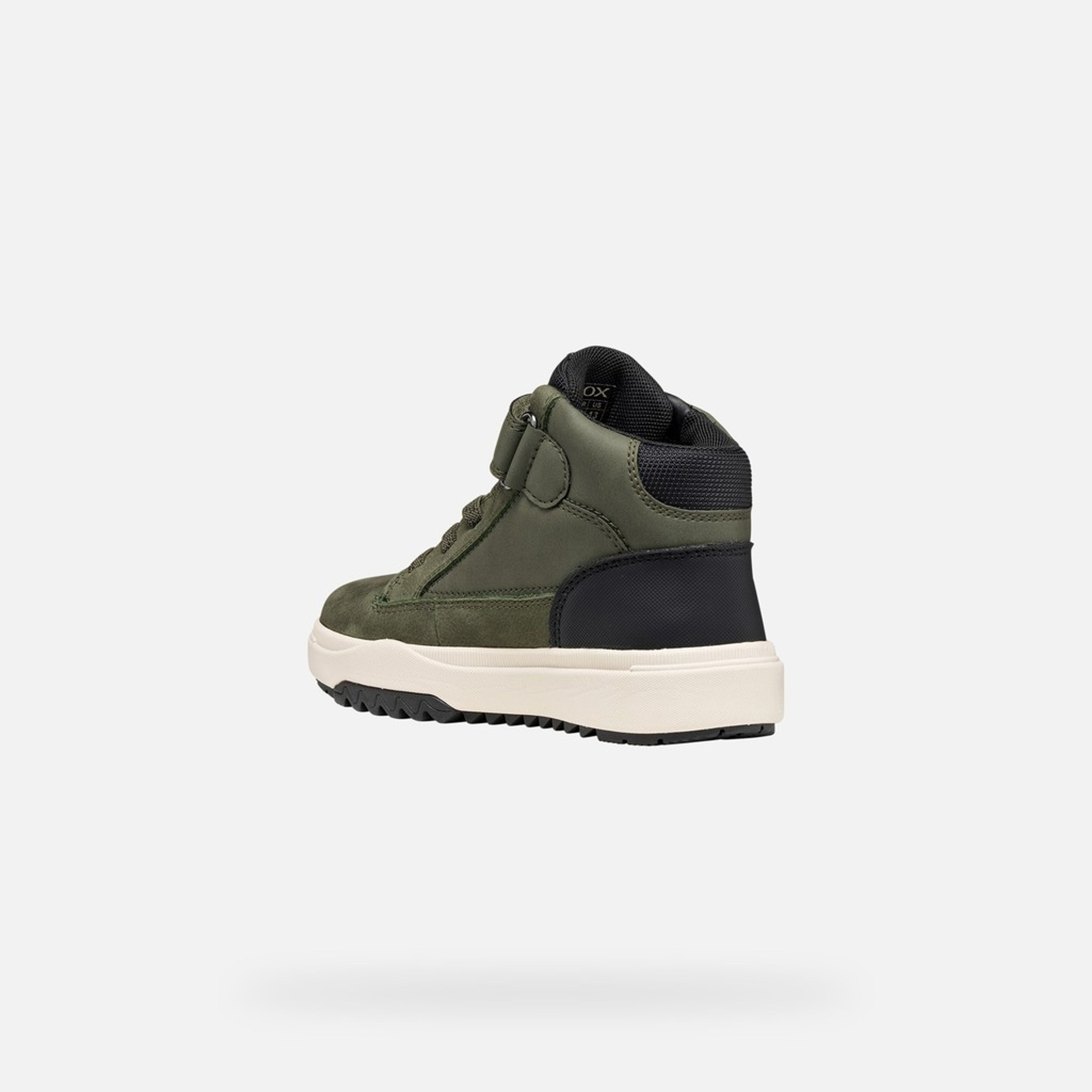 Khaki chlapčenská členková obuv Geox Bunshee B ABX - 004