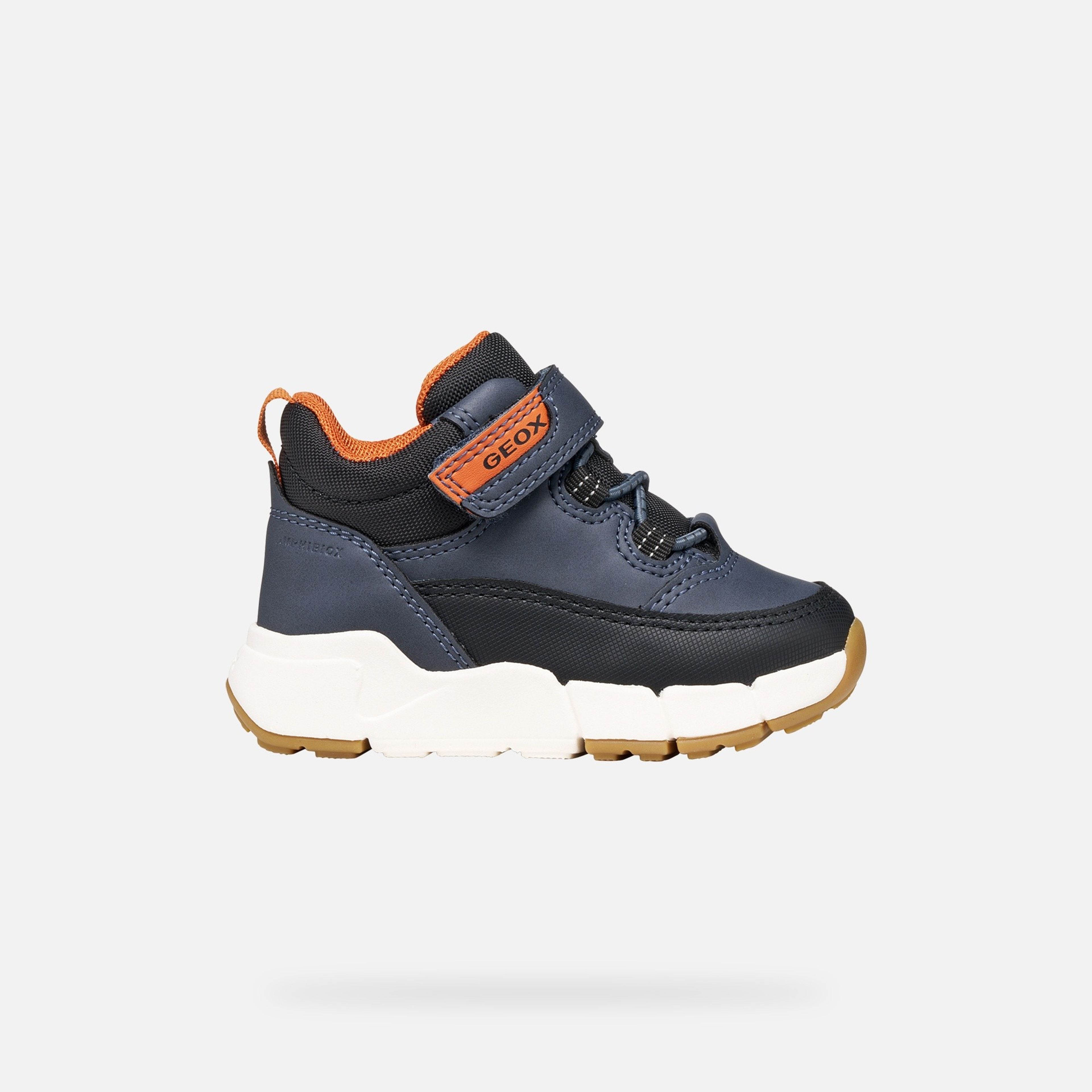 Tmavomodrá chlapčenská členková obuv Geox Flexyper Mini - 002