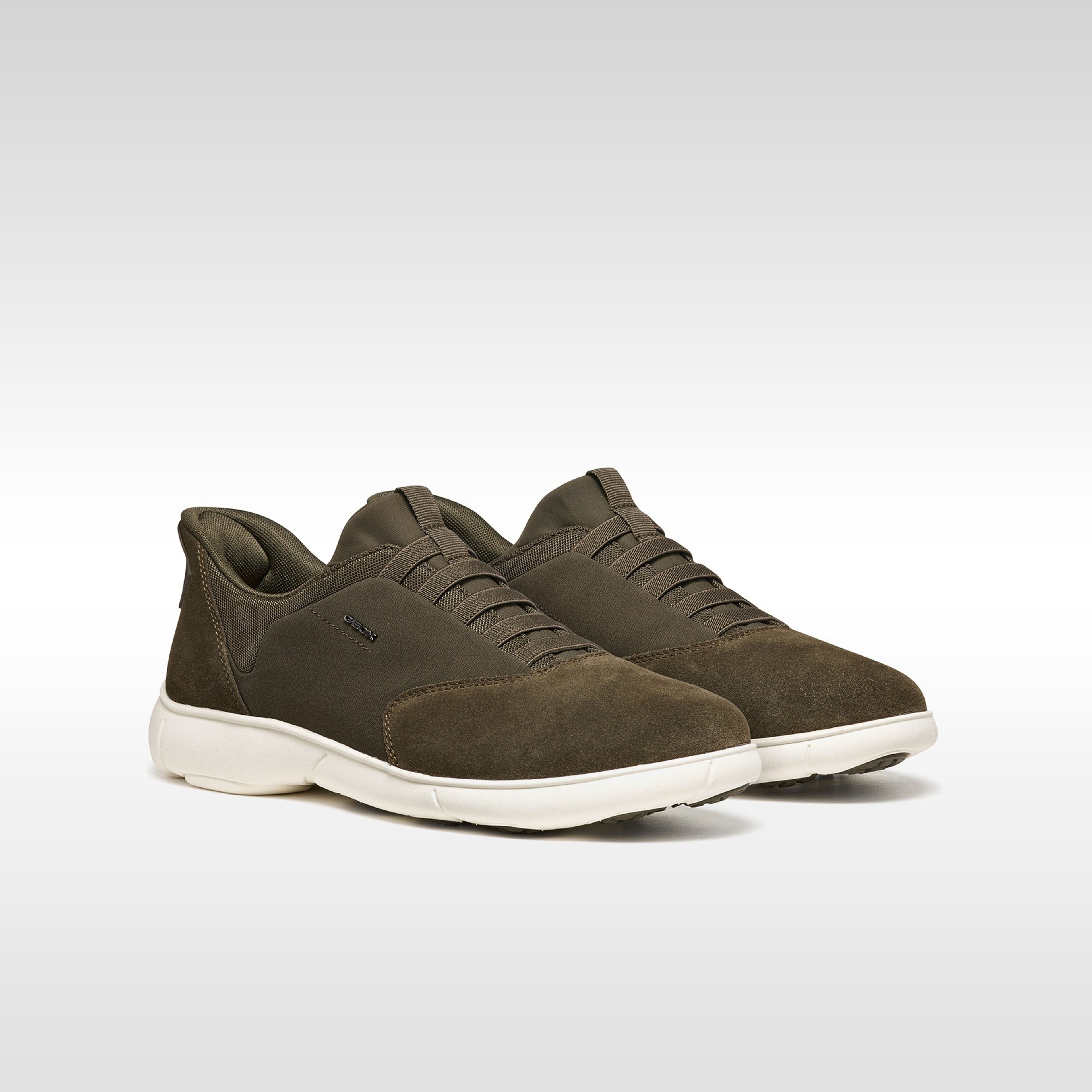 Khaki pánské tenisky Geox Nebula 2.0 Plus Fast in - 008