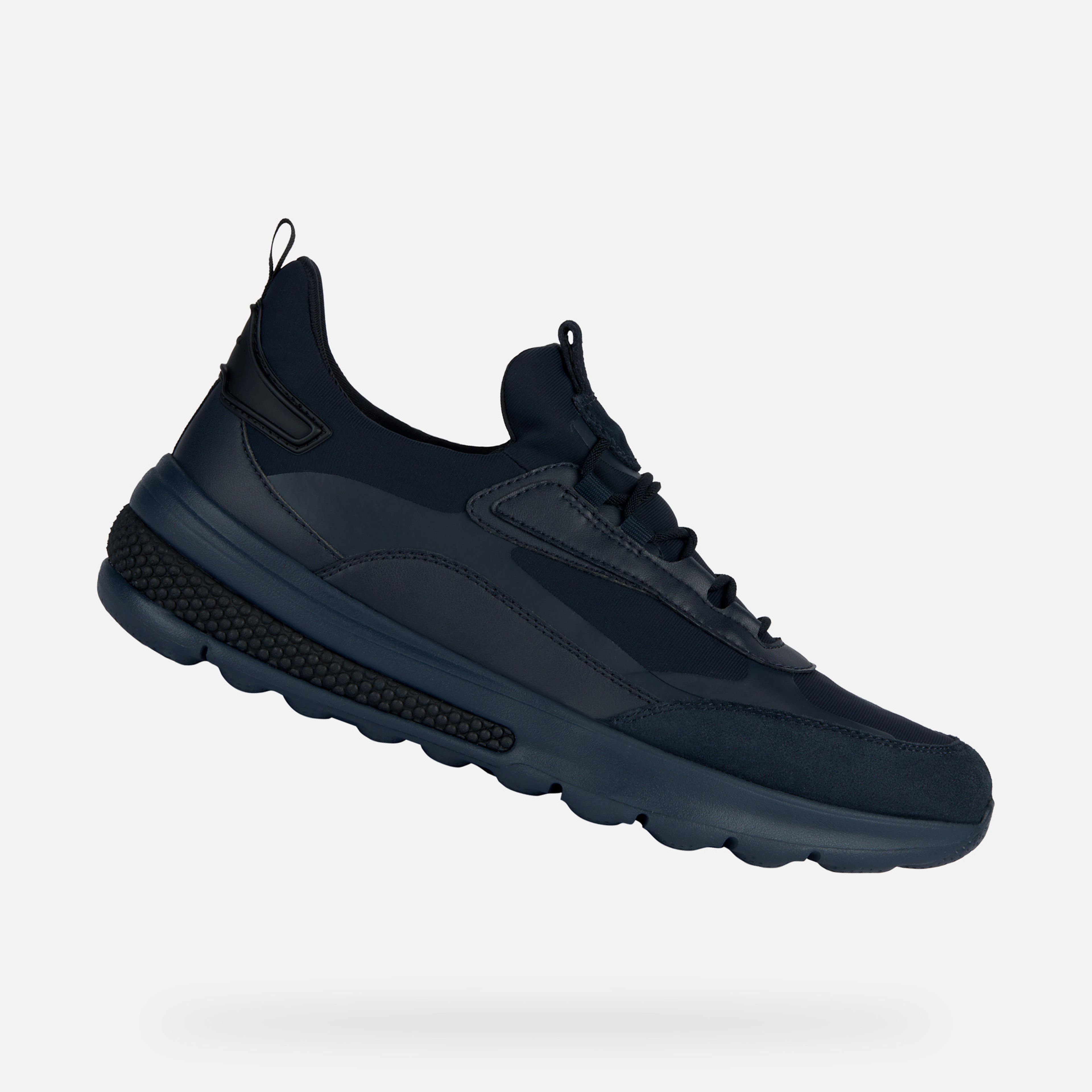 Granatowe męskie sneakersy Geox Spherica Actif