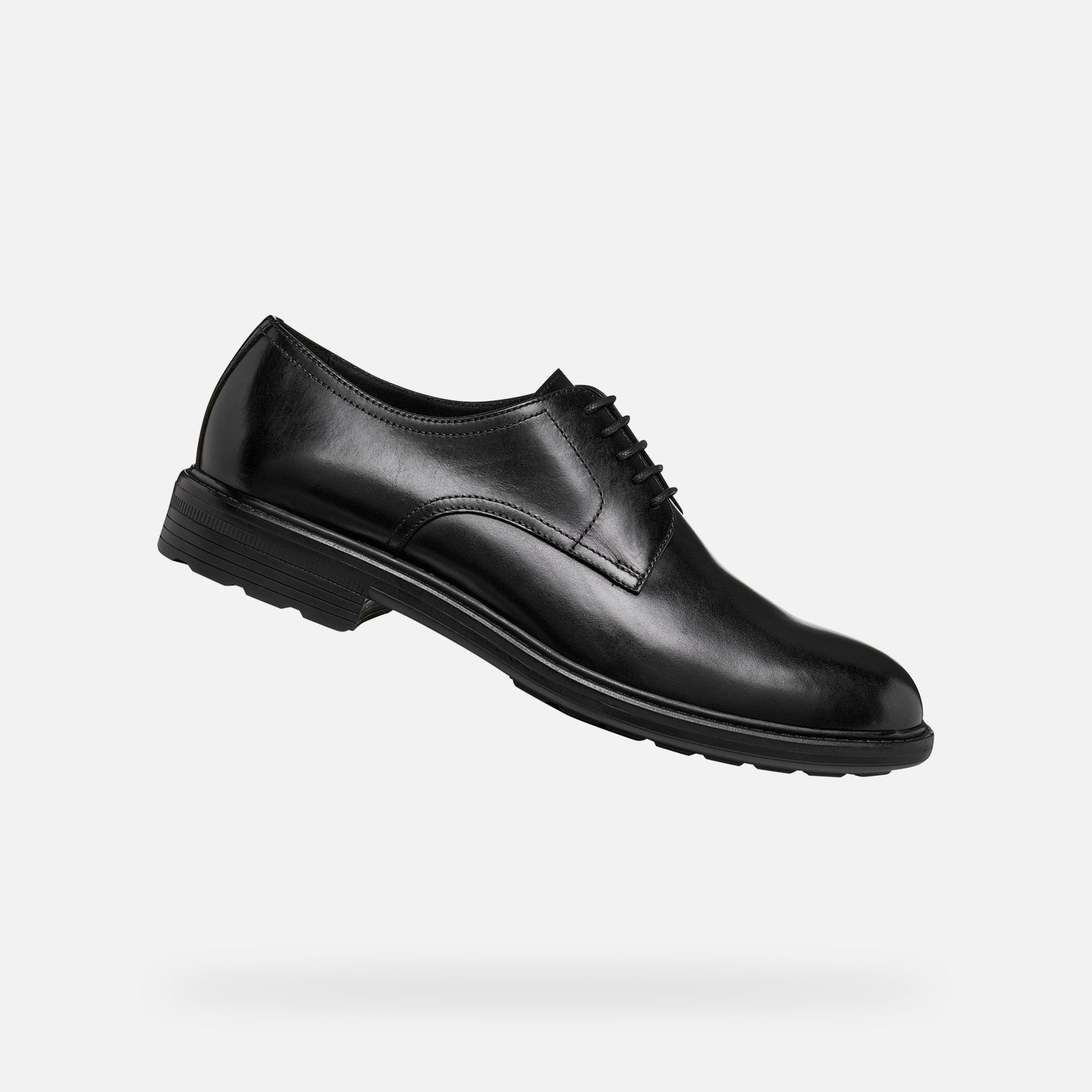 Čierna pánska spoločenská obuv Geox Walk Pleasure - 001