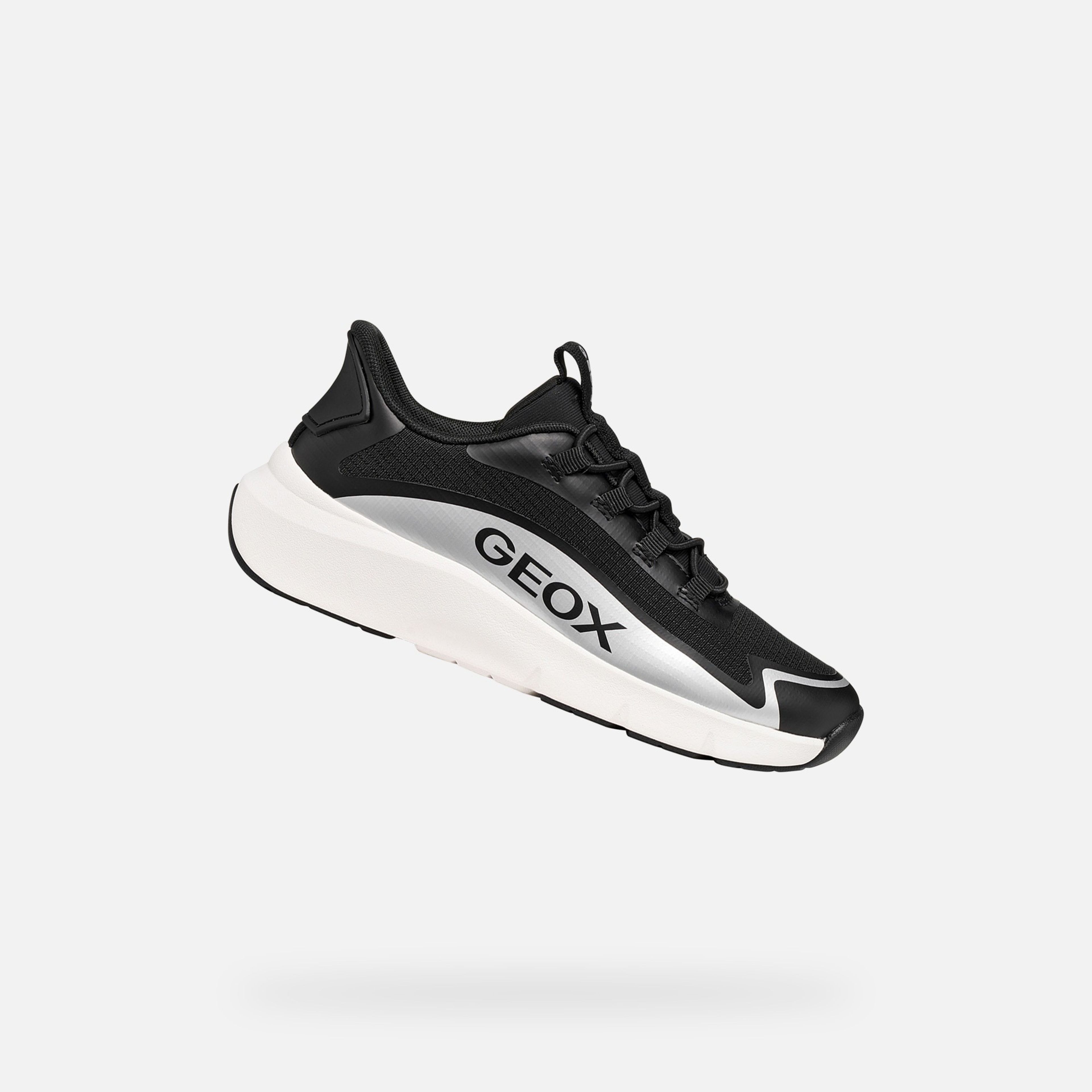 Černé chlapecké tenisky Geox Pro-ran Fast in - 001