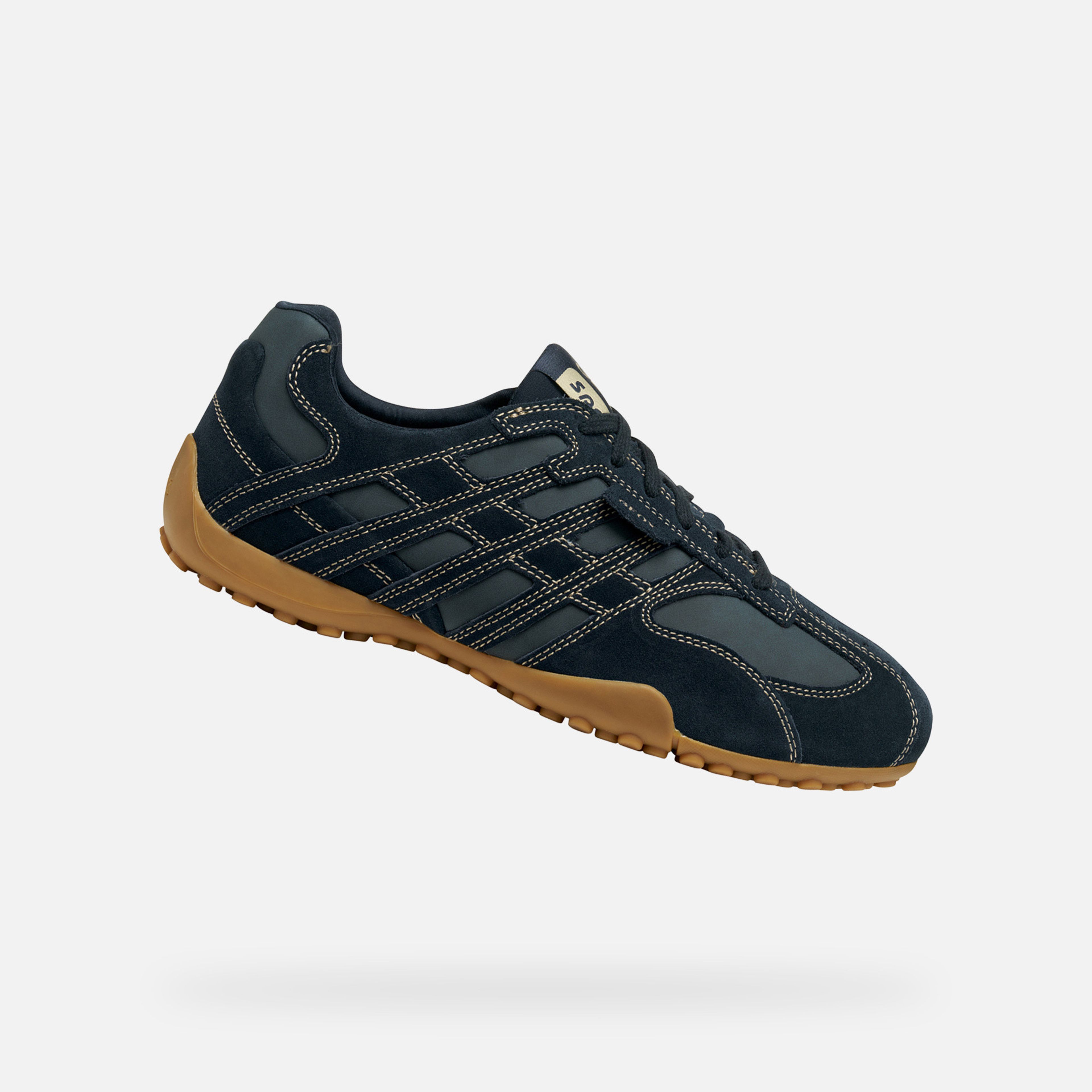 Tmavě modré pánské tenisky Geox Snake Original - 001