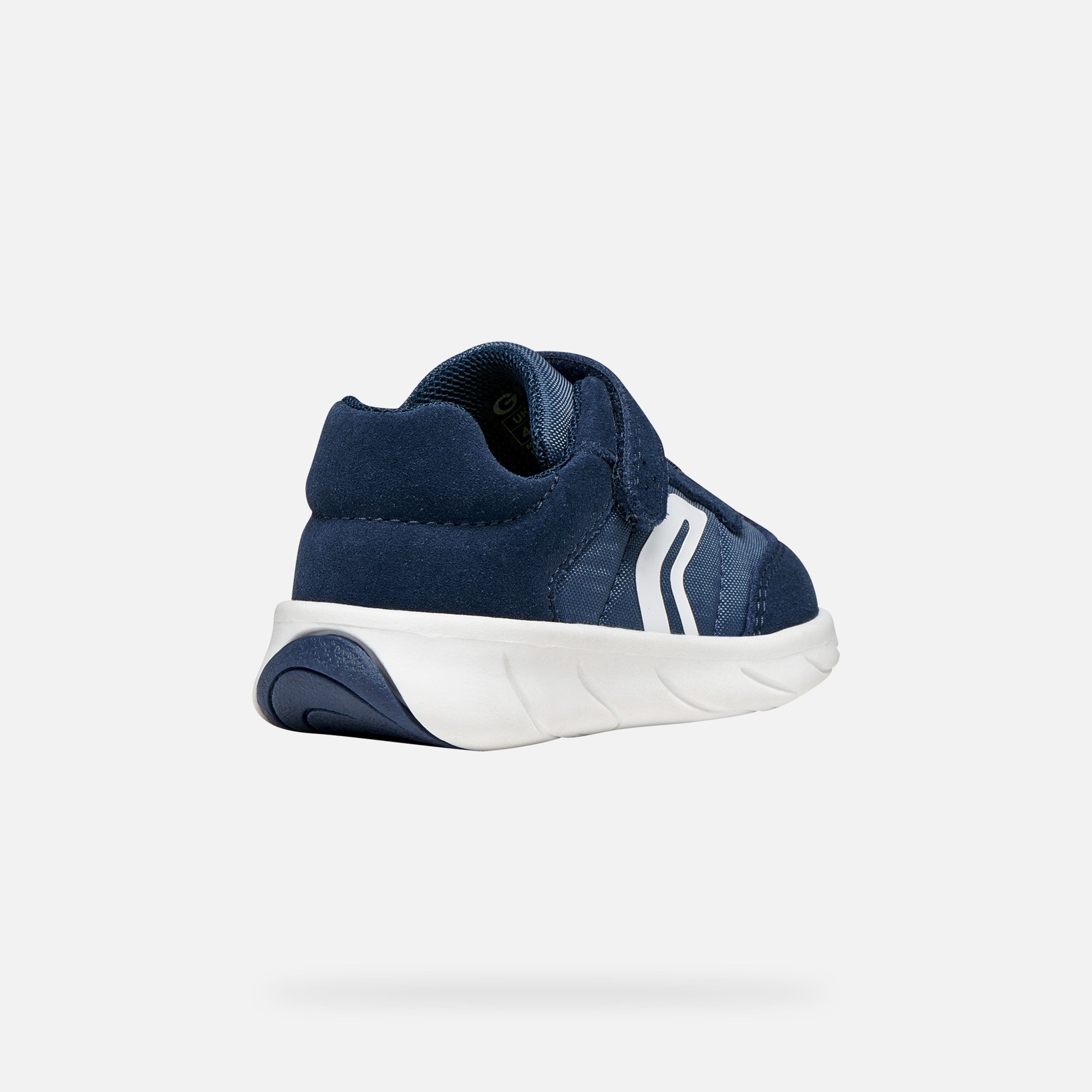 Granatowe chłopięce tenisówki barefoot Geox Foot-run - 005