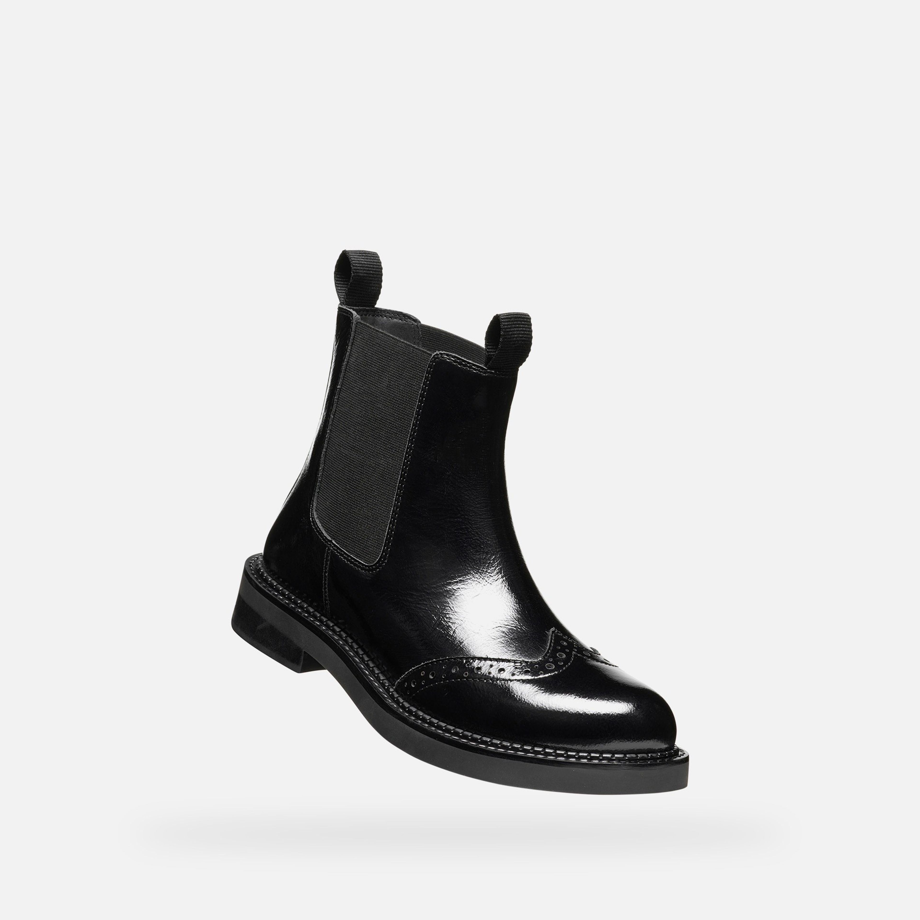 Čierna dámska členková obuv Geox Serilda - 005