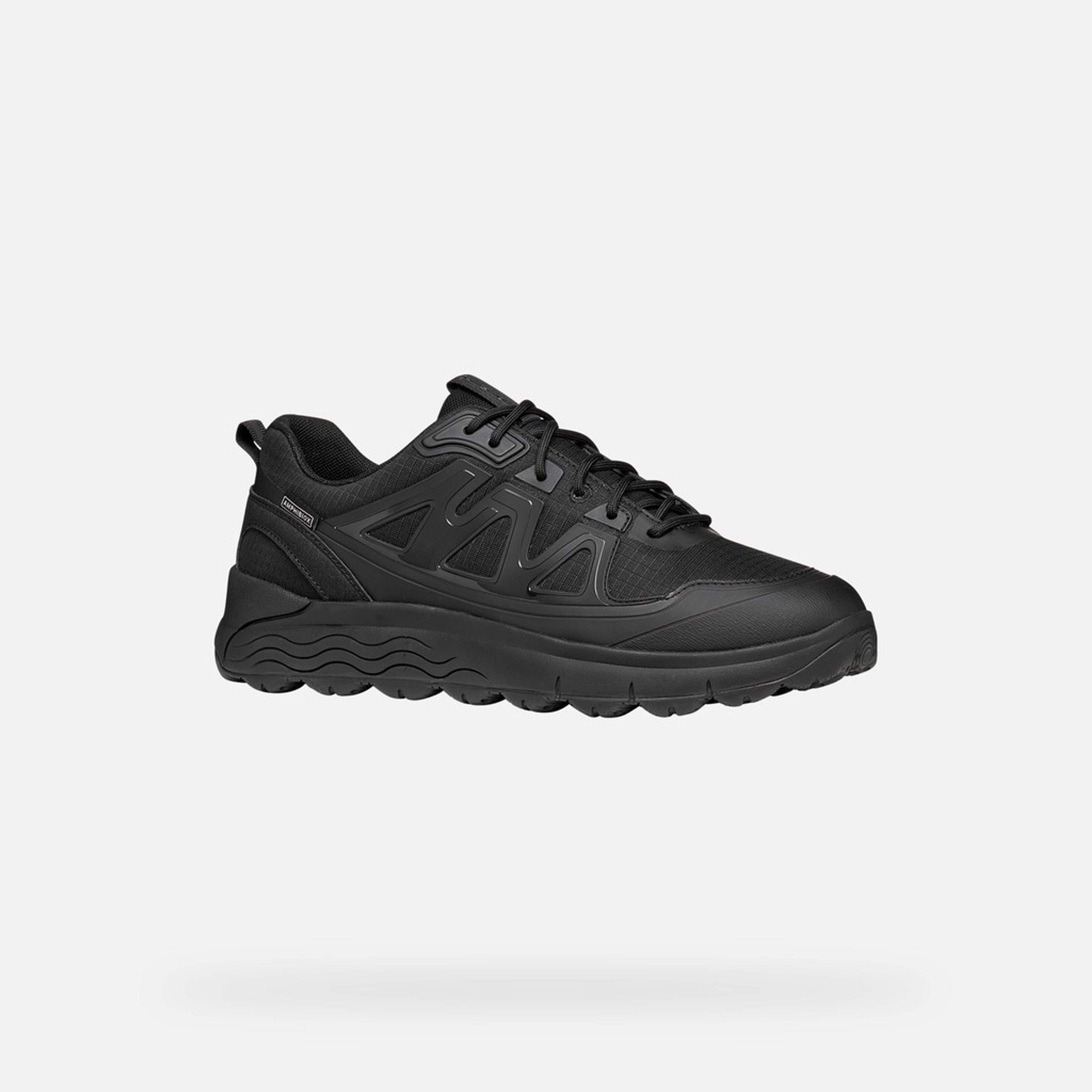 Czarne męskie sneakersy Geox Spherica 4X4 B ABX - 003