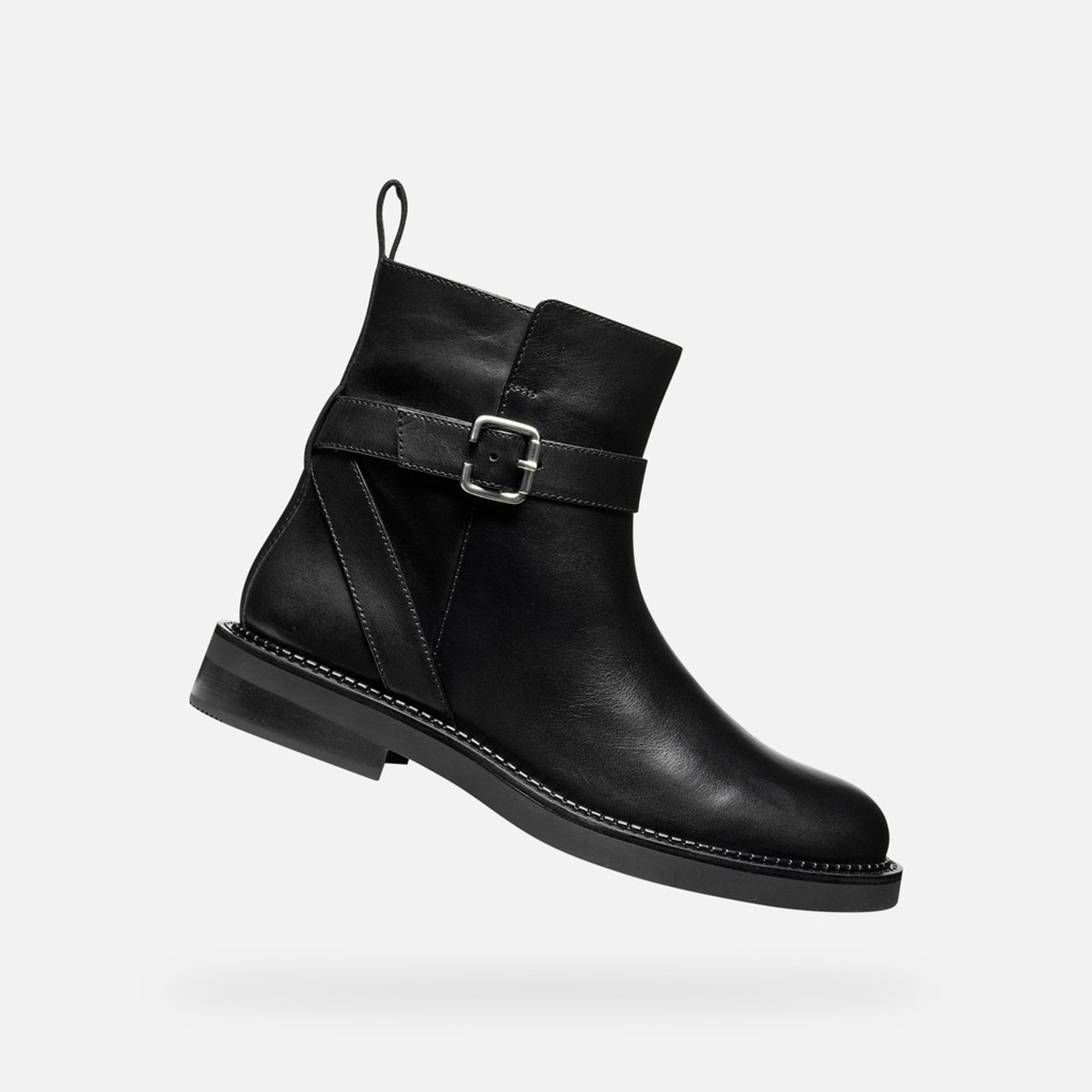 Černá dámská kotníková obuv Geox Serilda - 001