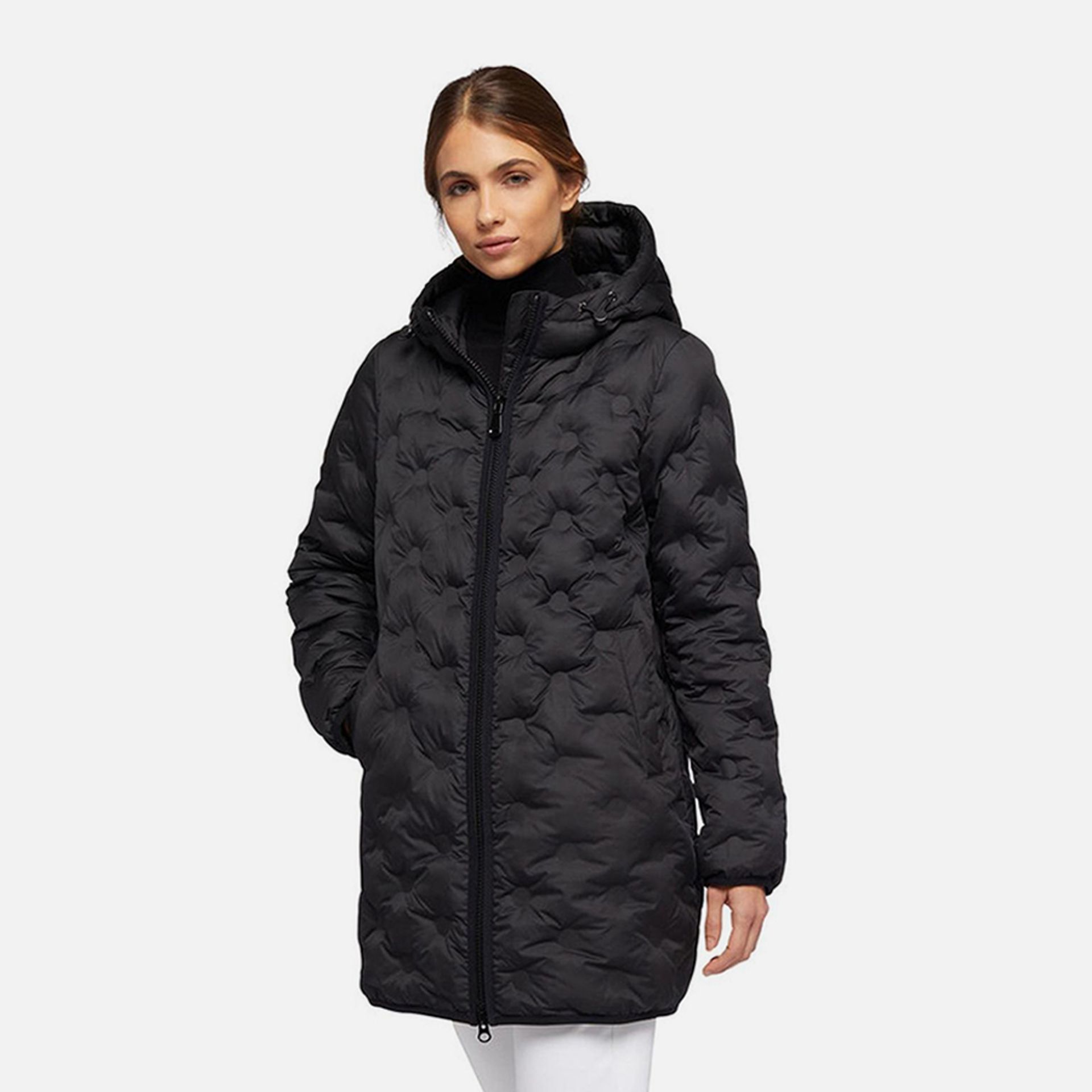 Černá dámská parka Geox Vilde - 001
