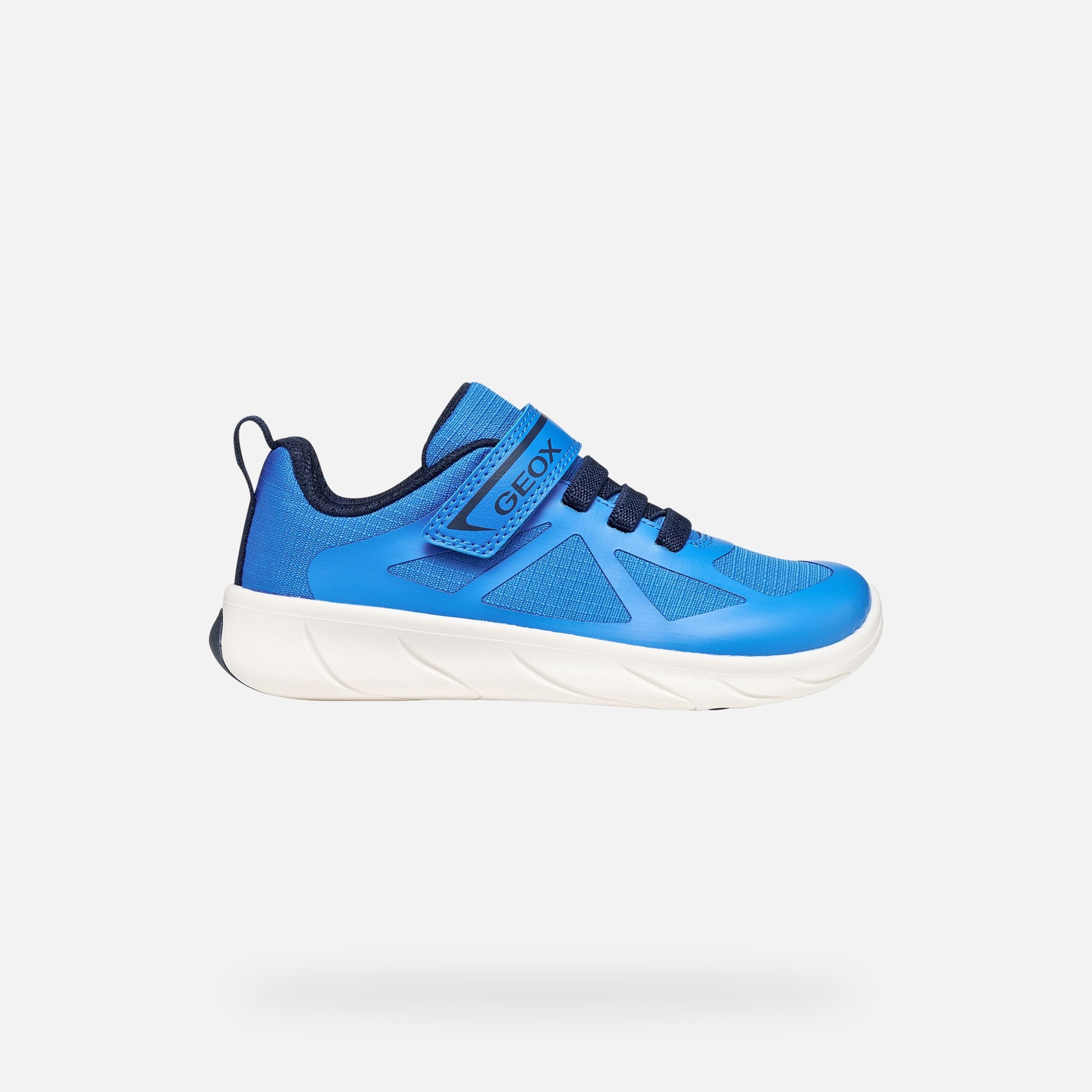 Jasnoniebieskie chłopięce sneakersy barefoot Geox Foot-run - 002