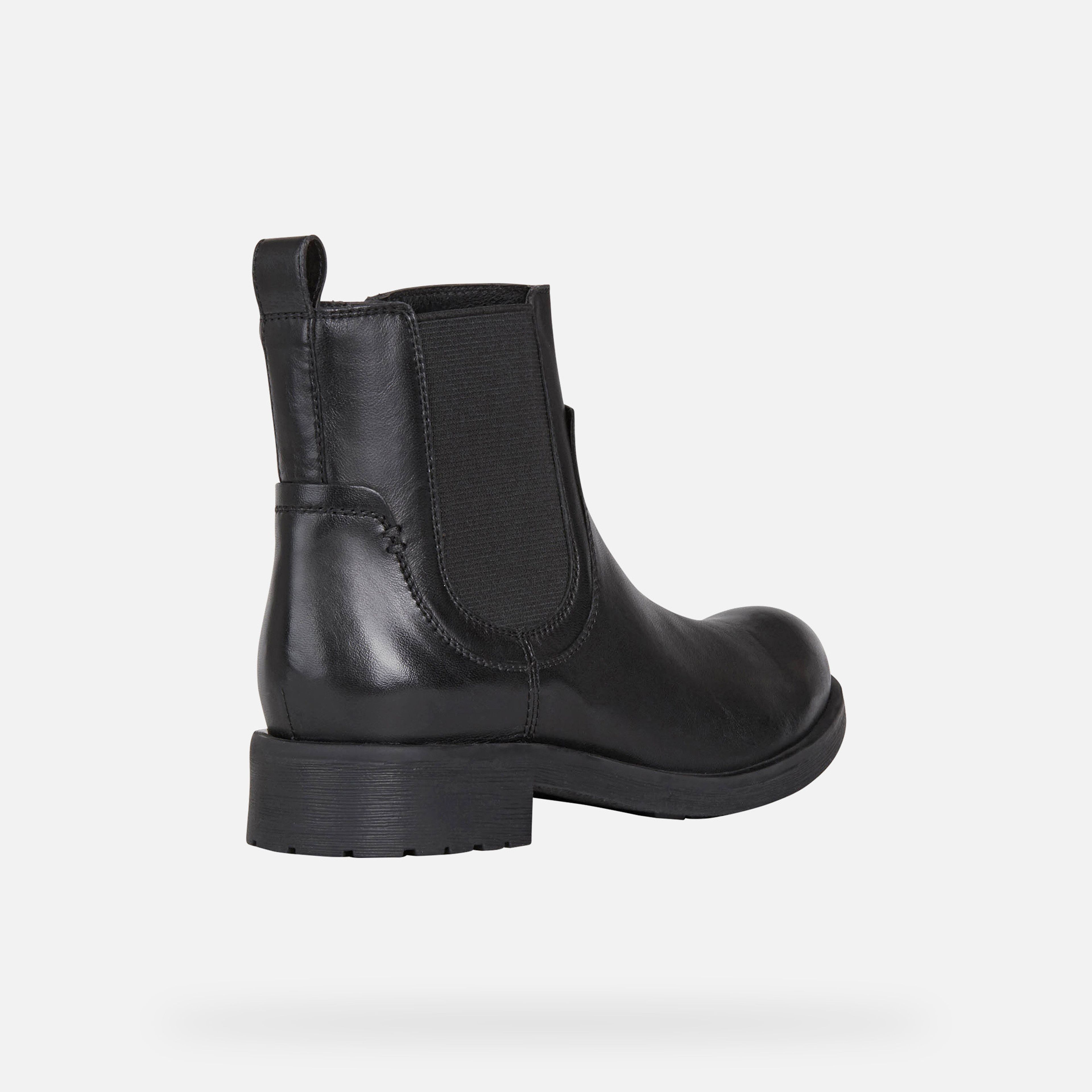Ghete negre pentru femei Geox Rawelle - 005