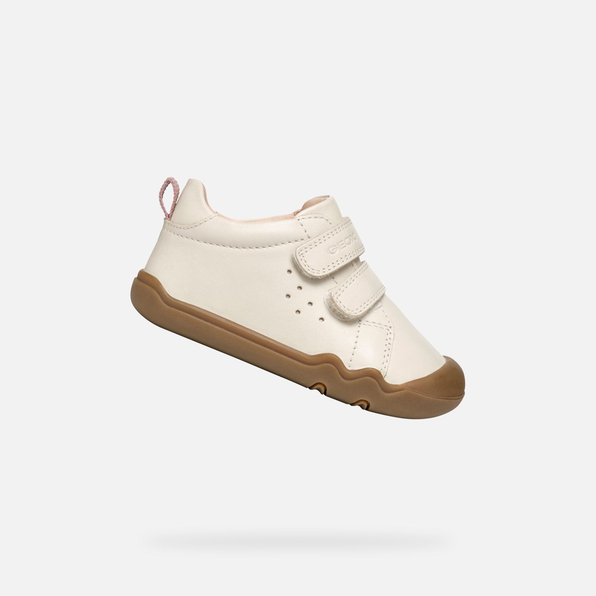 Bílé dívčí barefoot boty pro první krůčky Geox Steppieup Girl | Geox.cz ...