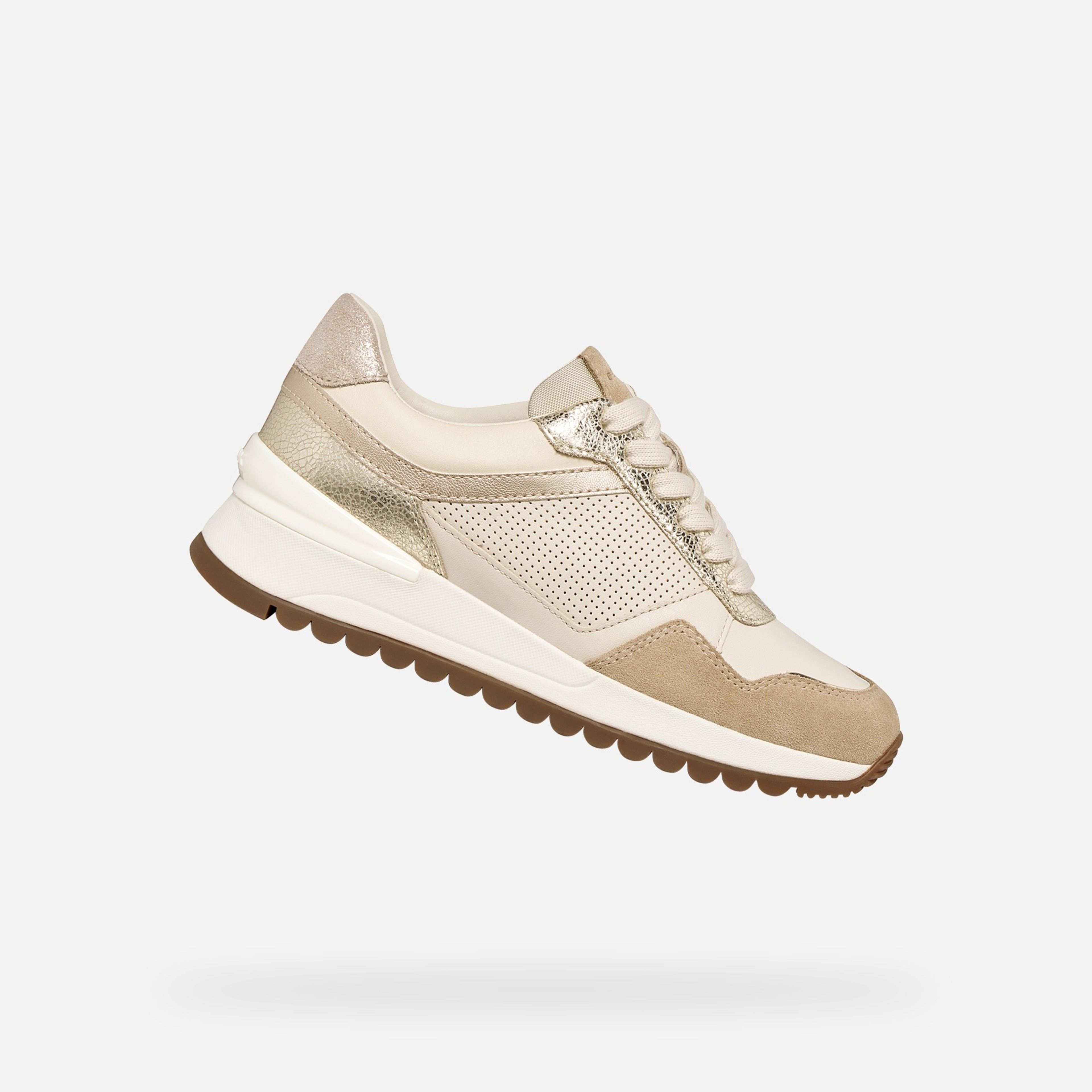 Béžové dámské tenisky Geox Desya