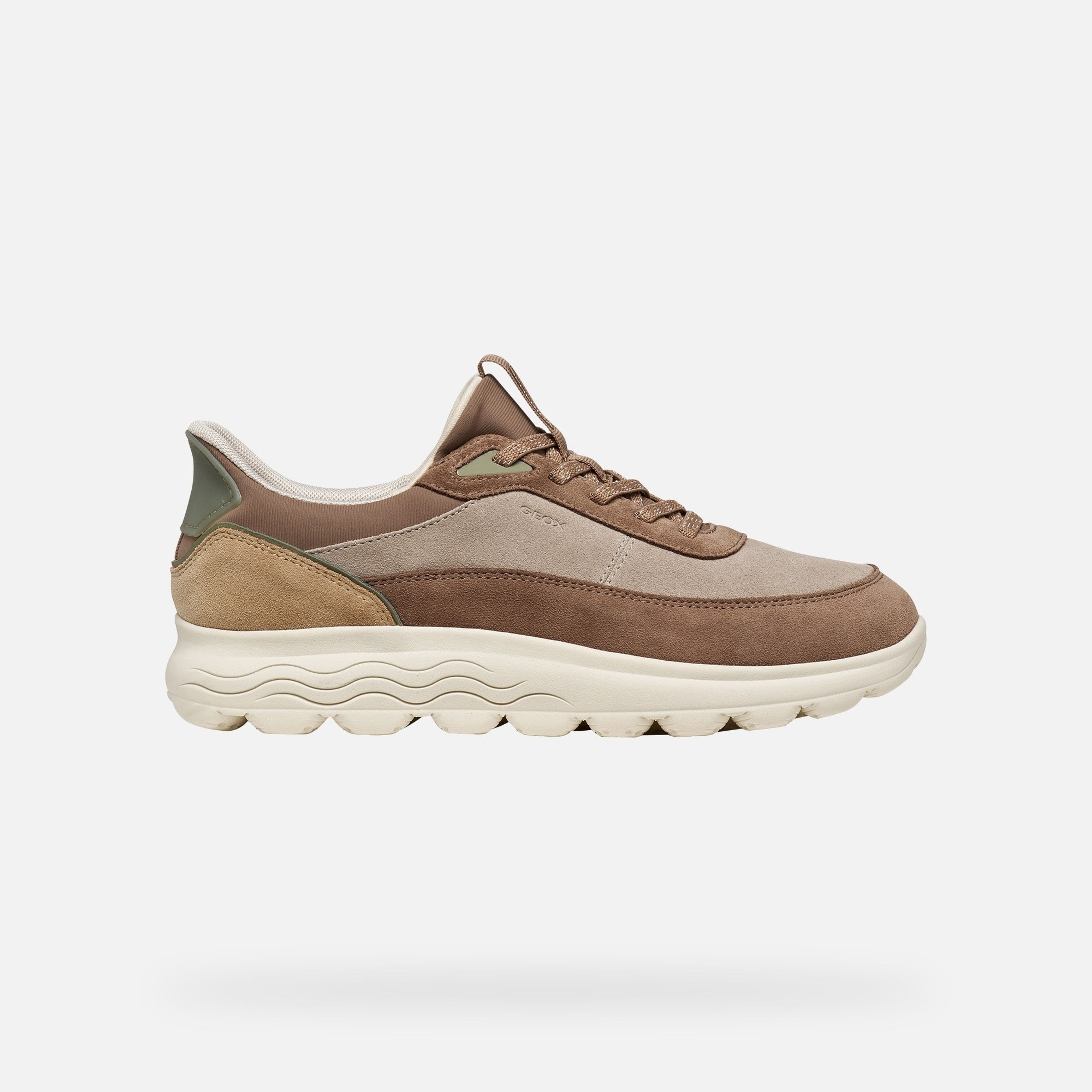 Béžové dámské tenisky Geox Spherica Plus Fast in - 002
