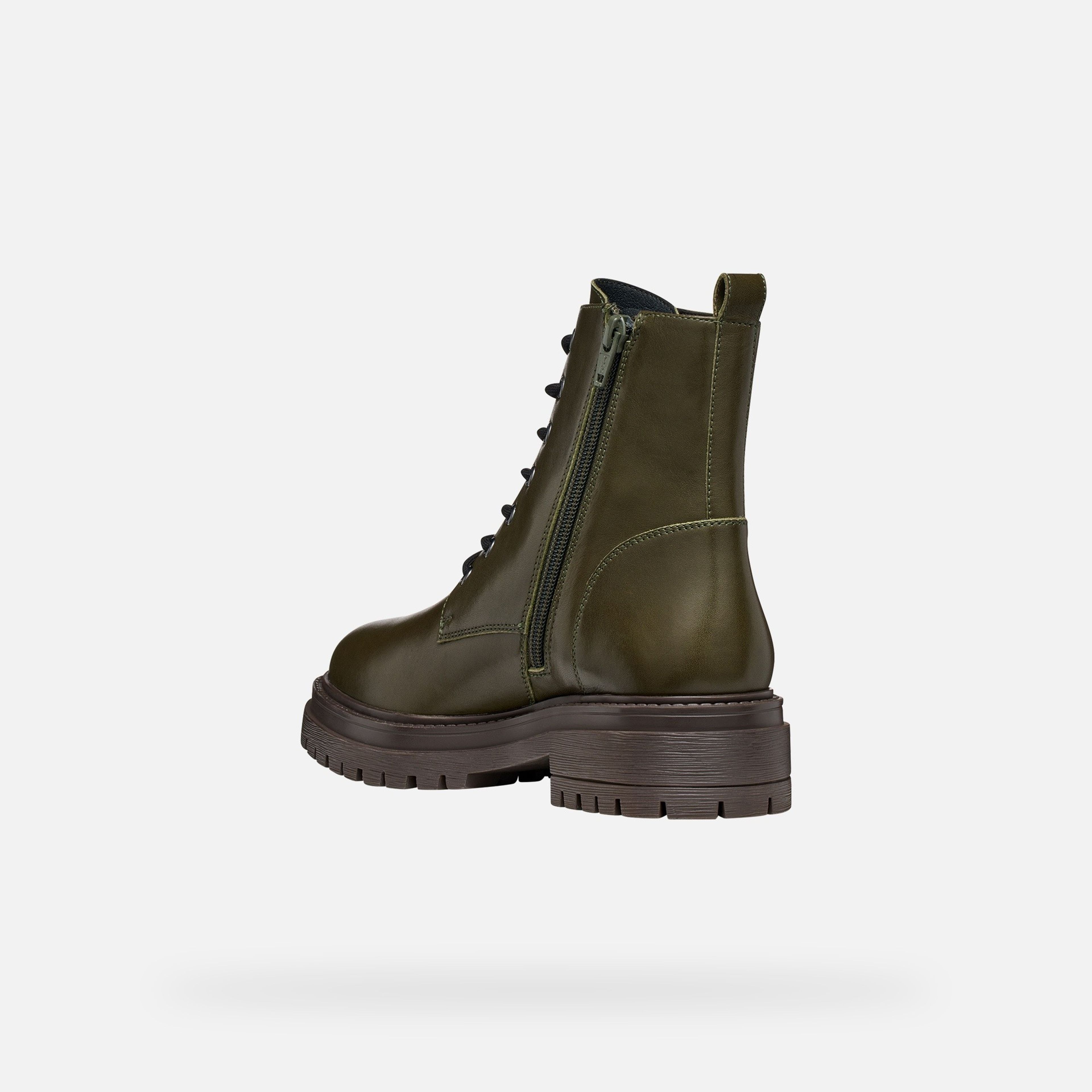 Khaki dámska členková obuv Geox Iridea - 005
