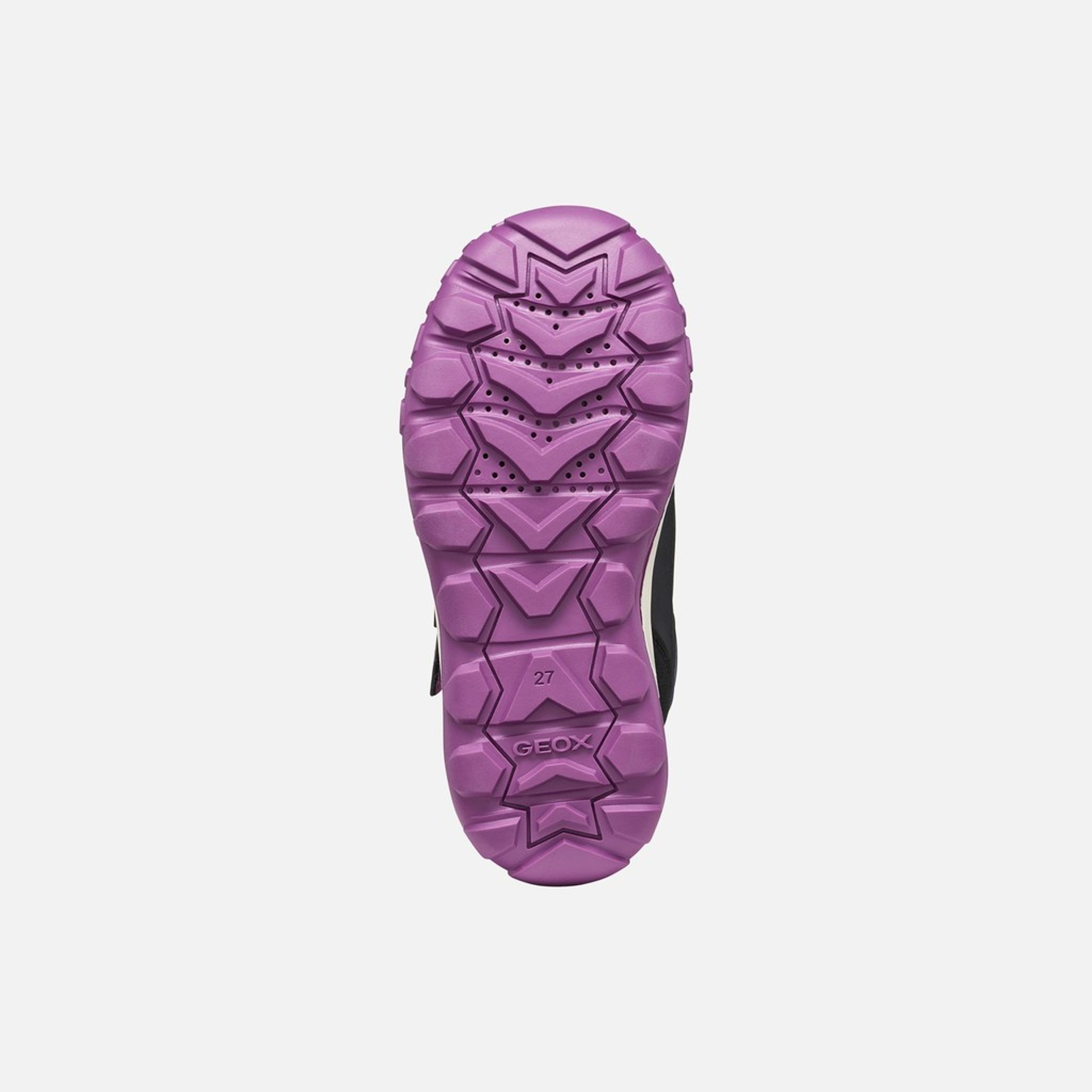 Tmavomodrá dievčenská zimná obuv Geox Trekkyup - 007