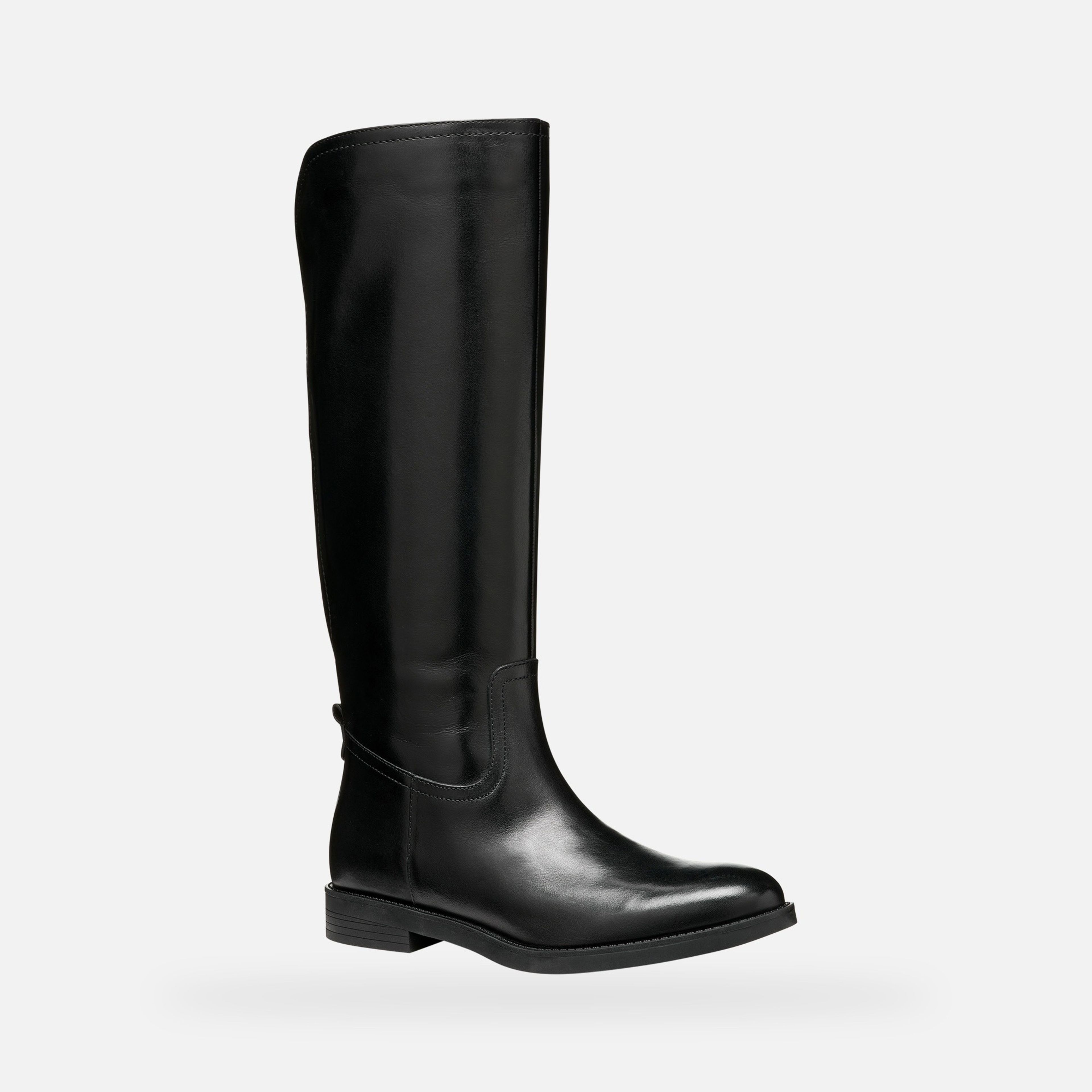 Czarne damskie kozaki Geox Esmeena - 002