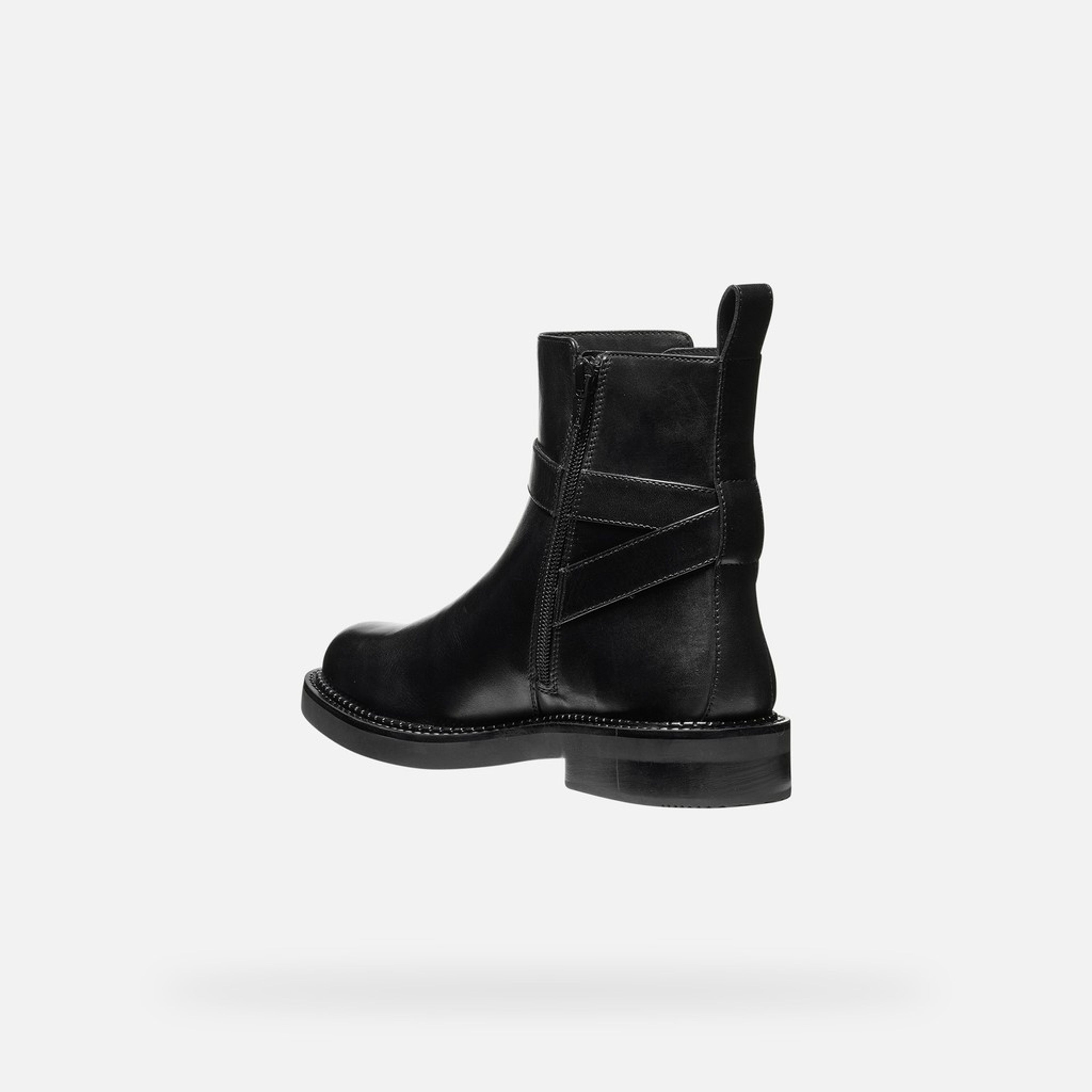 Černá dámská kotníková obuv Geox Serilda - 005