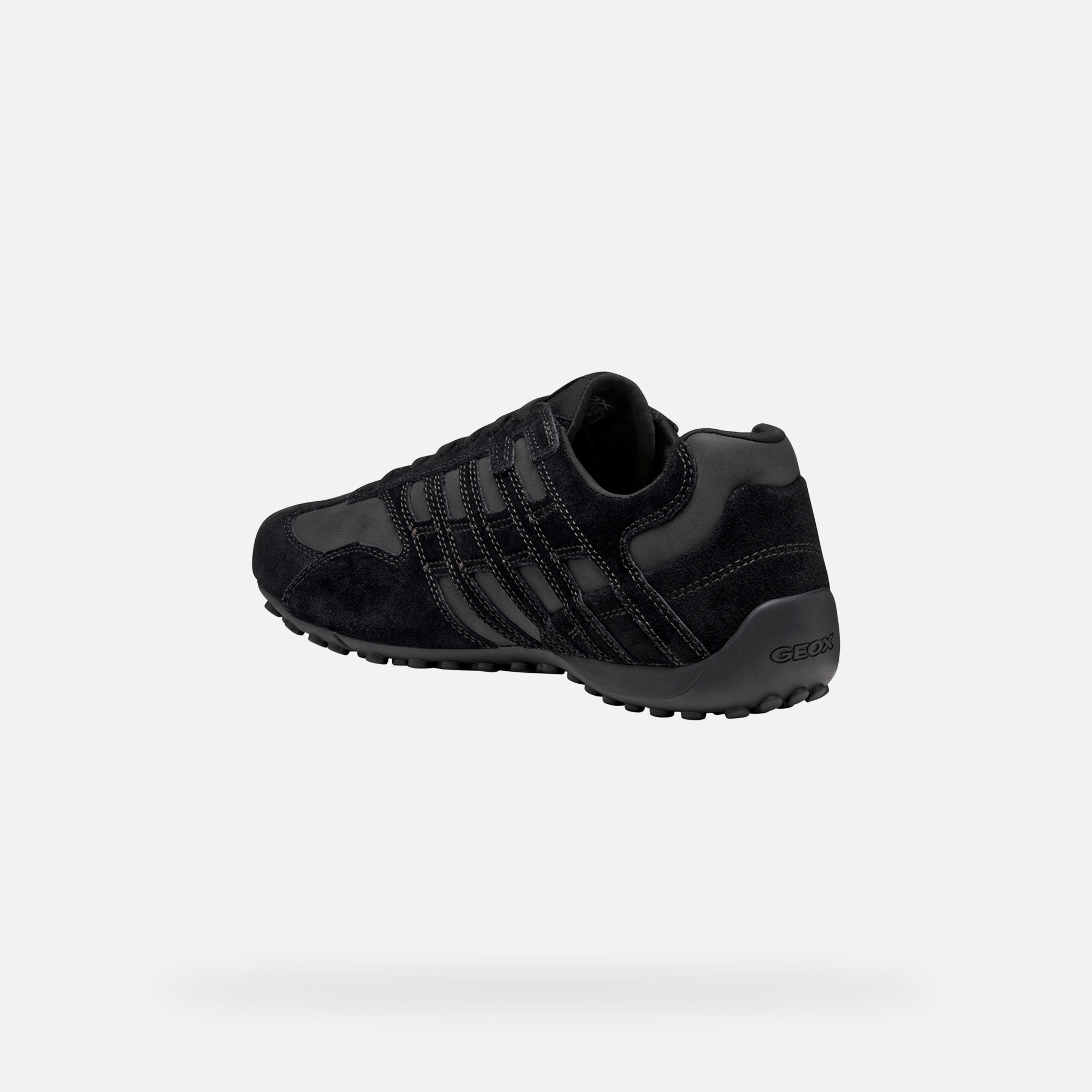Černé pánské tenisky Geox Snake Original - 004