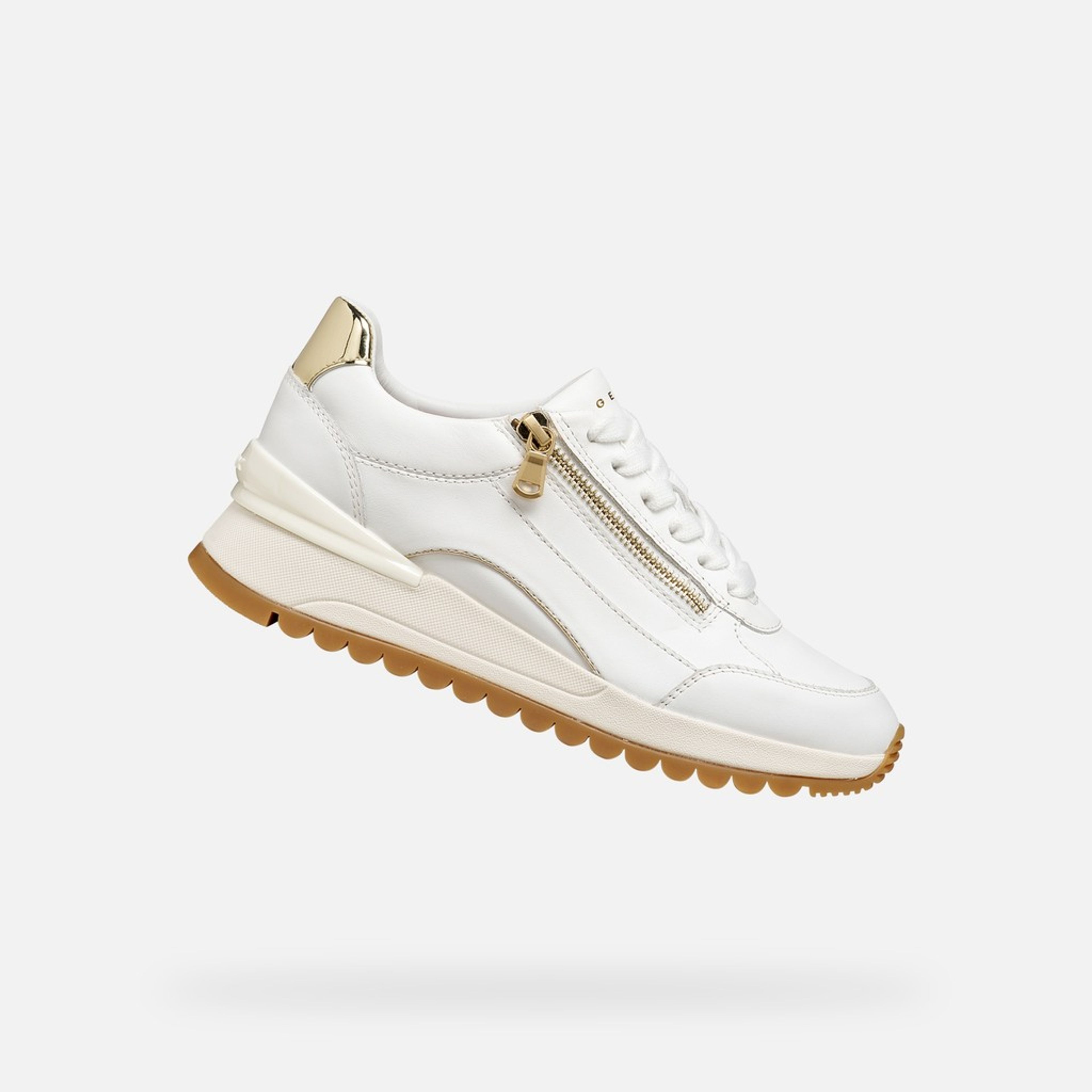 Sneakers albi pentru femei Geox Desya - 001