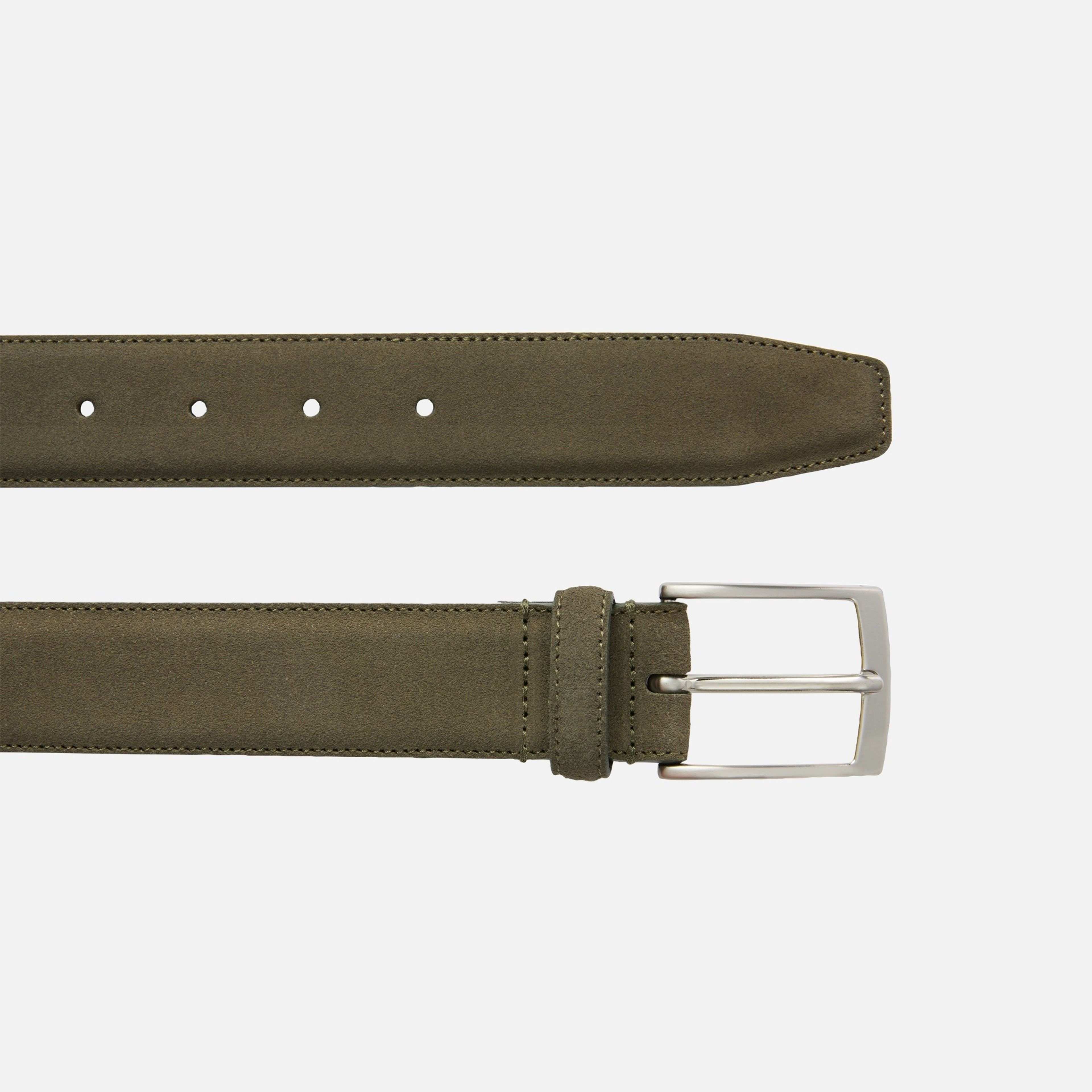 Khaki pánský pásek Geox - 002