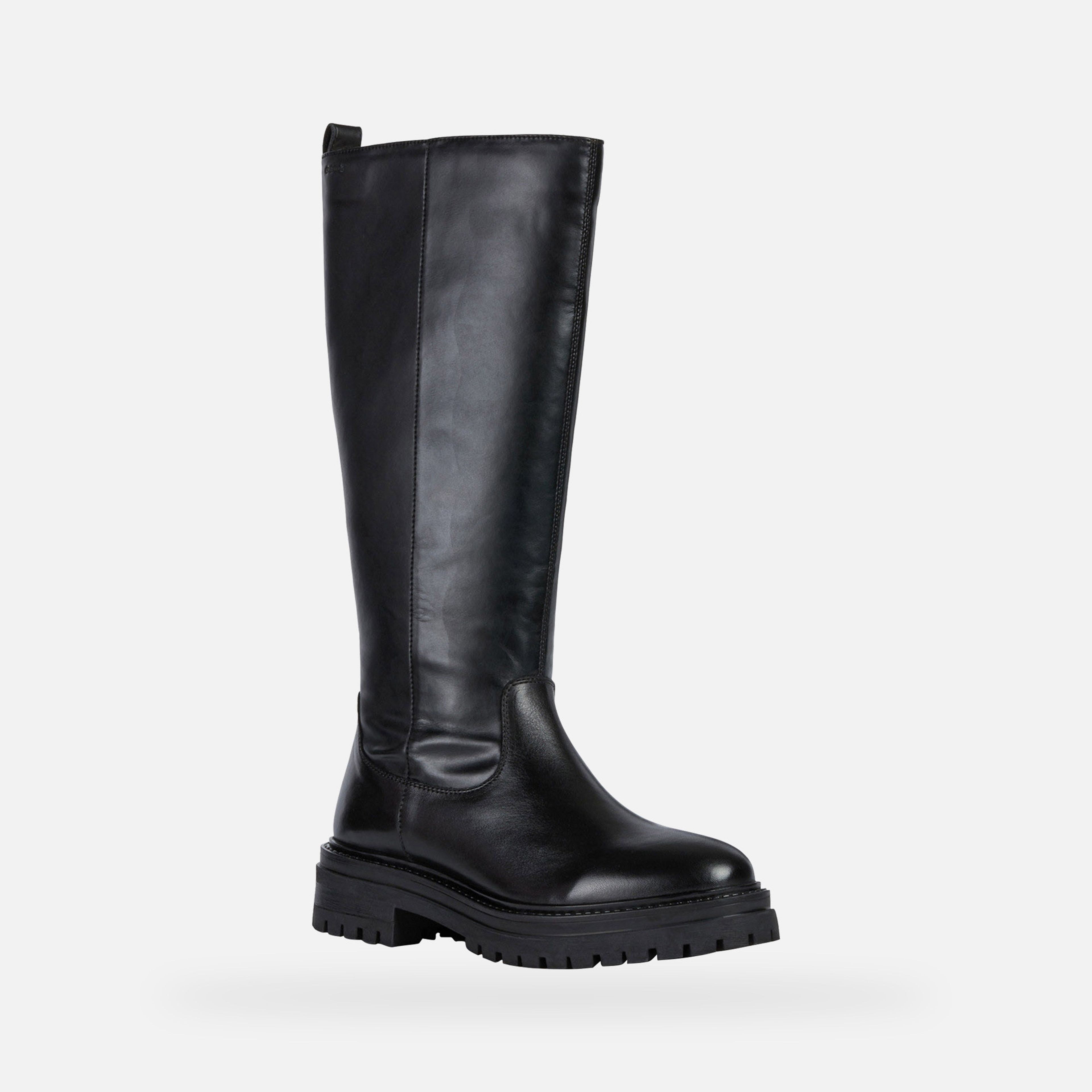 Cizme negre pentru femei Geox Iridea - 003