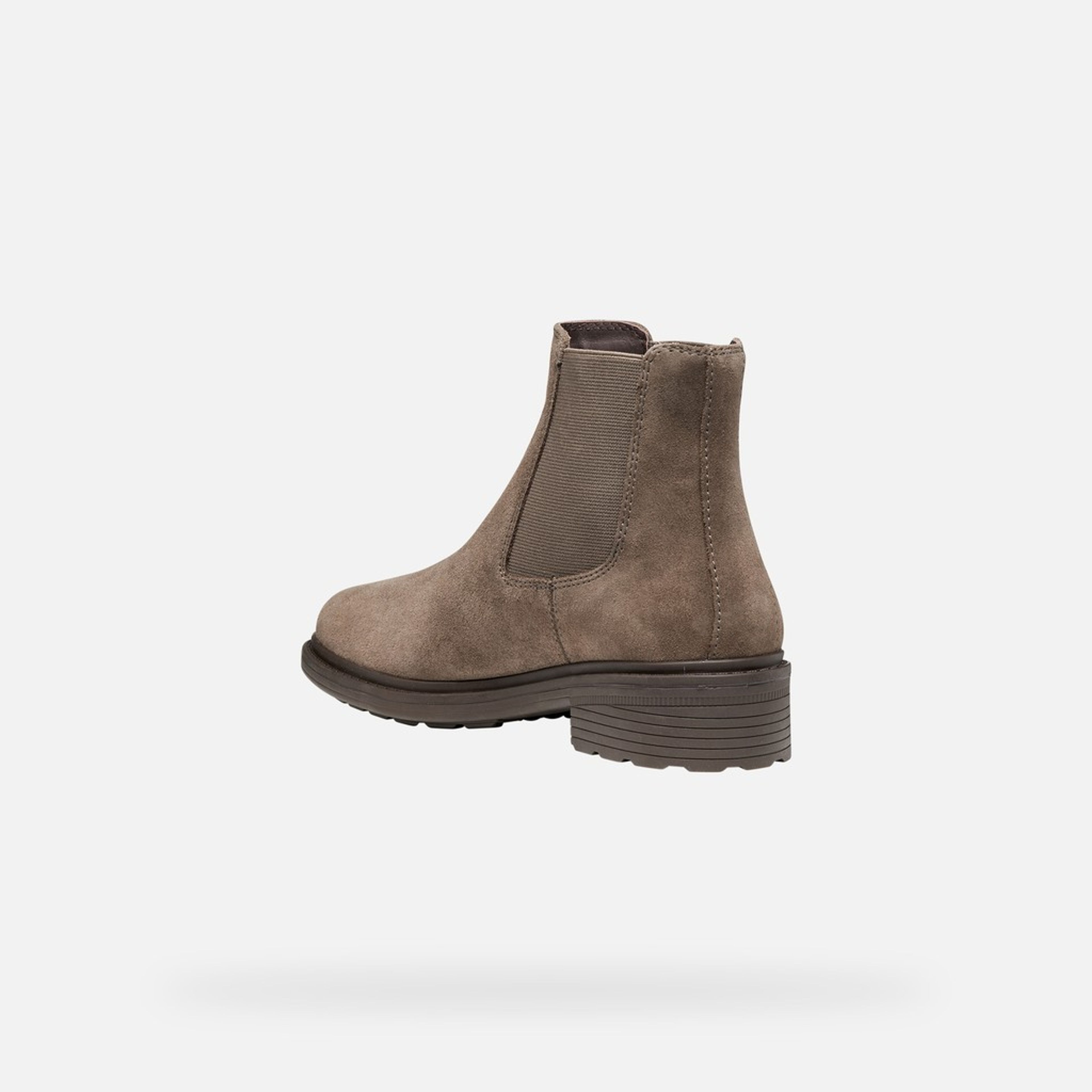 Tmavě hnědá dámská kotníková obuv Geox Walk Pleasure - 004
