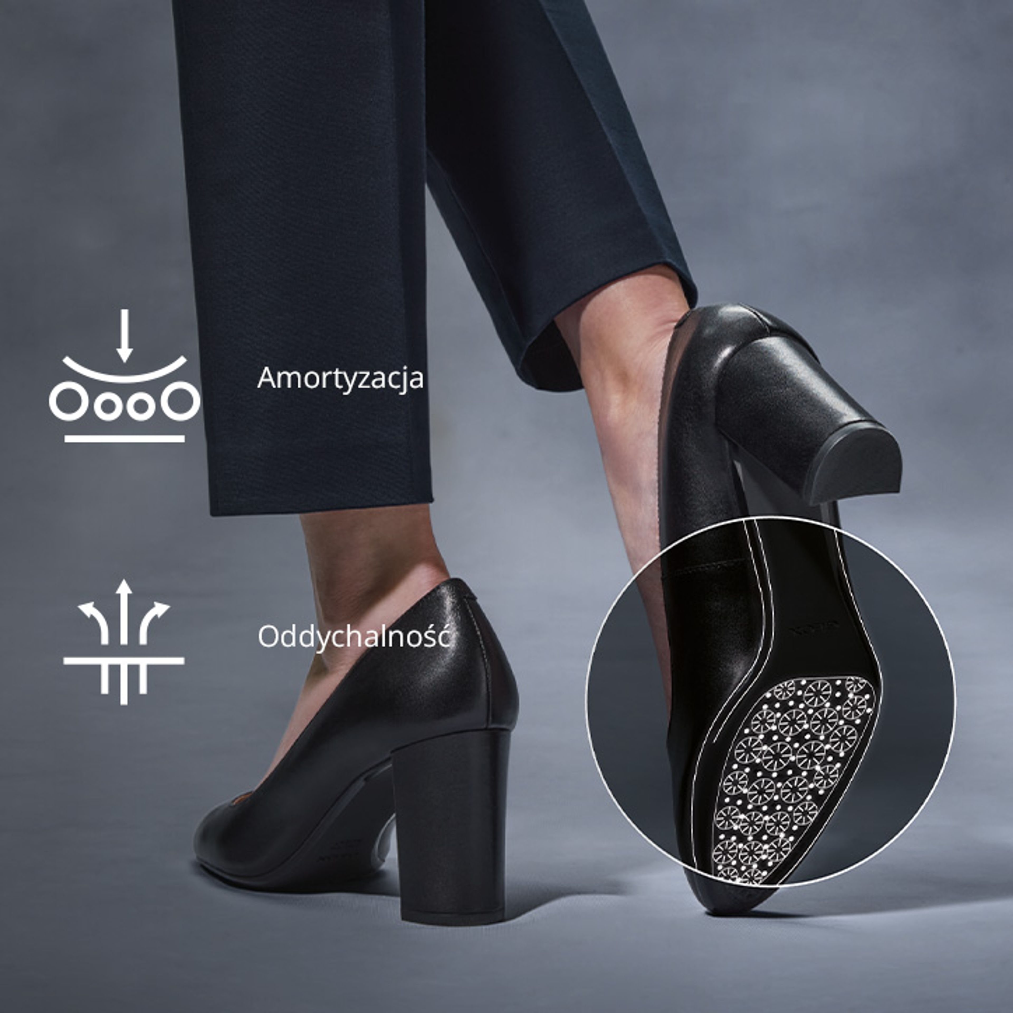 Walkpleasure™ komfort dla eleganckiego kroku