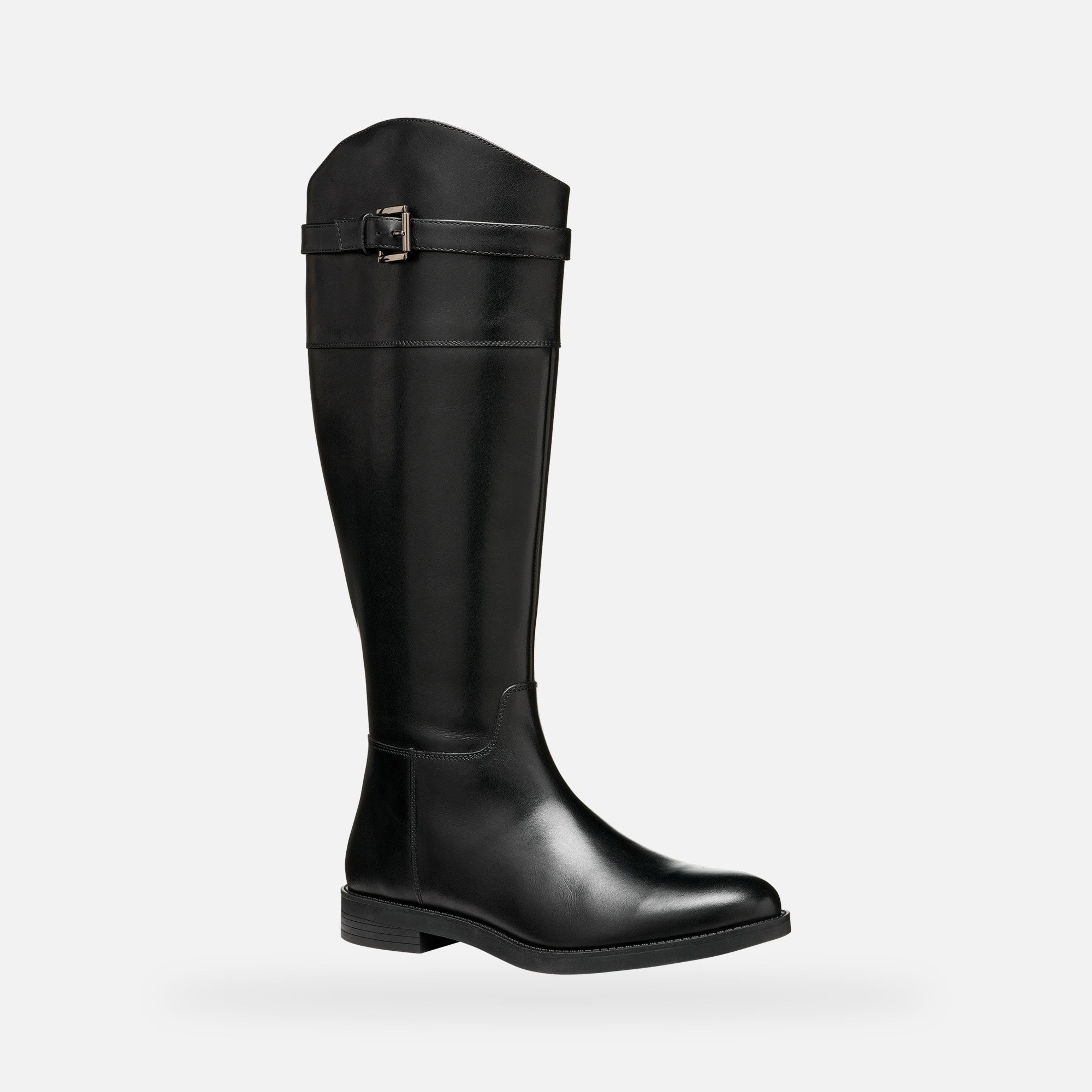 Čierne dámske čižmy Geox Esmeena - 002