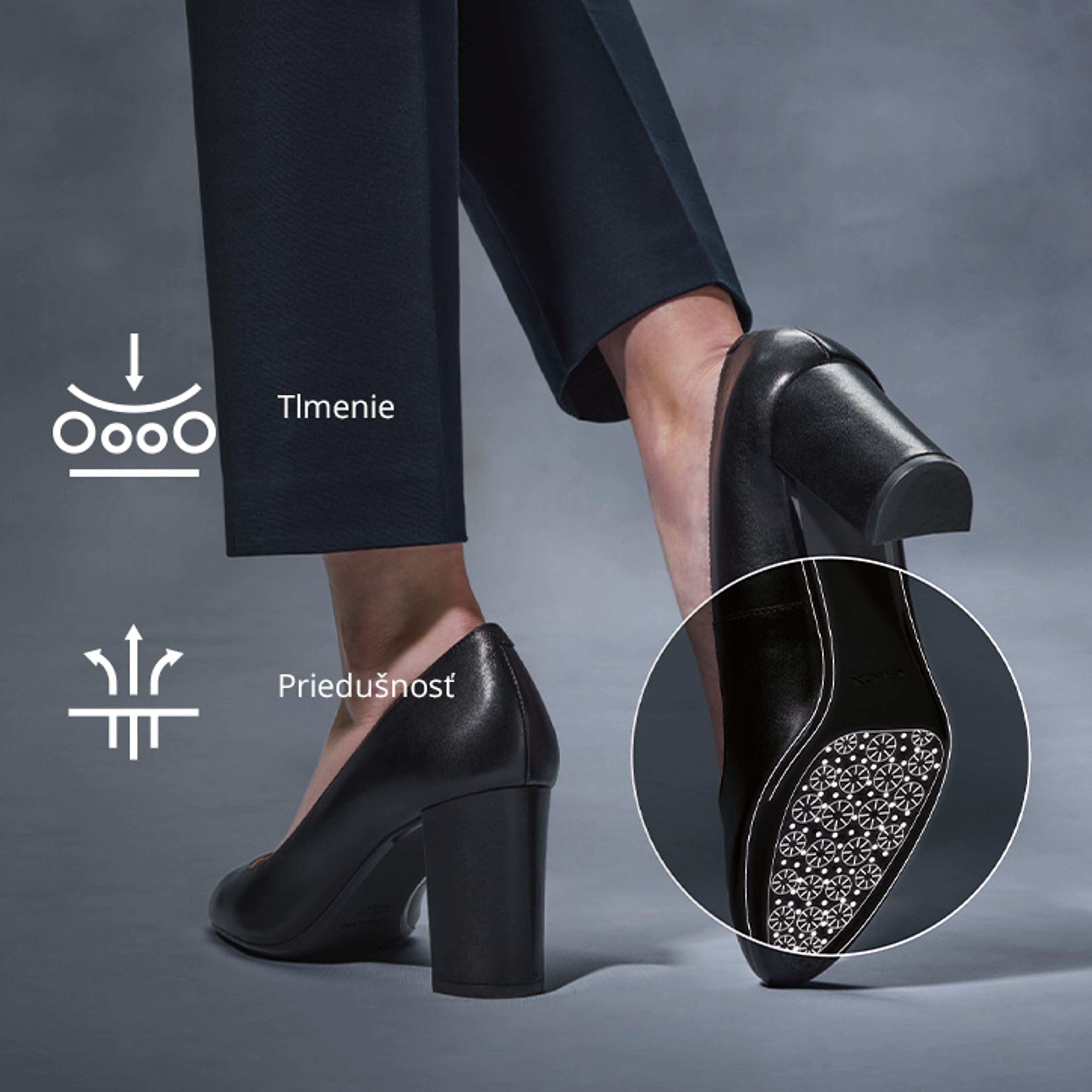 Walkpleasure™ komfort pre elegantný krok 