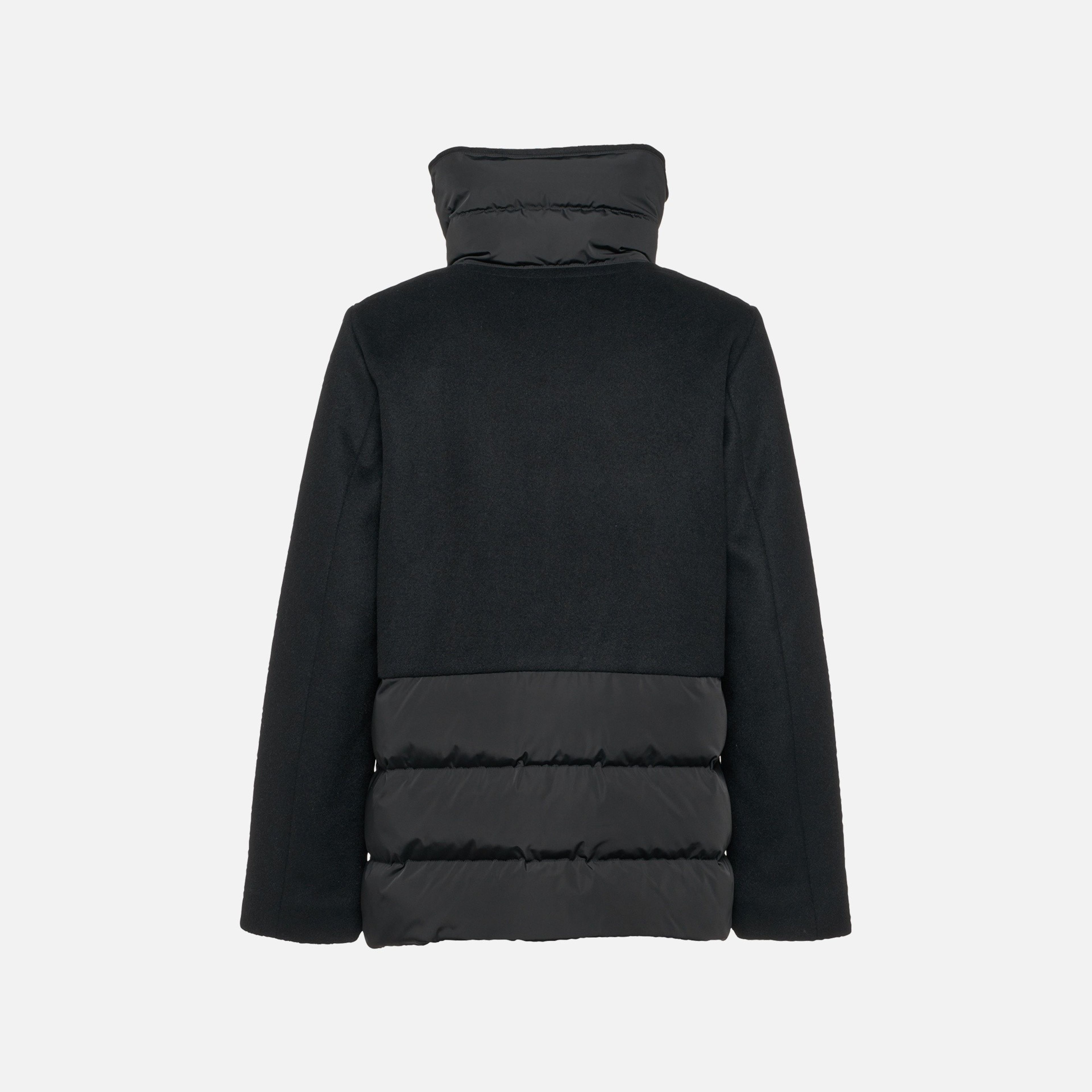 Čierny dámsky kabát Geox Pluette - 008